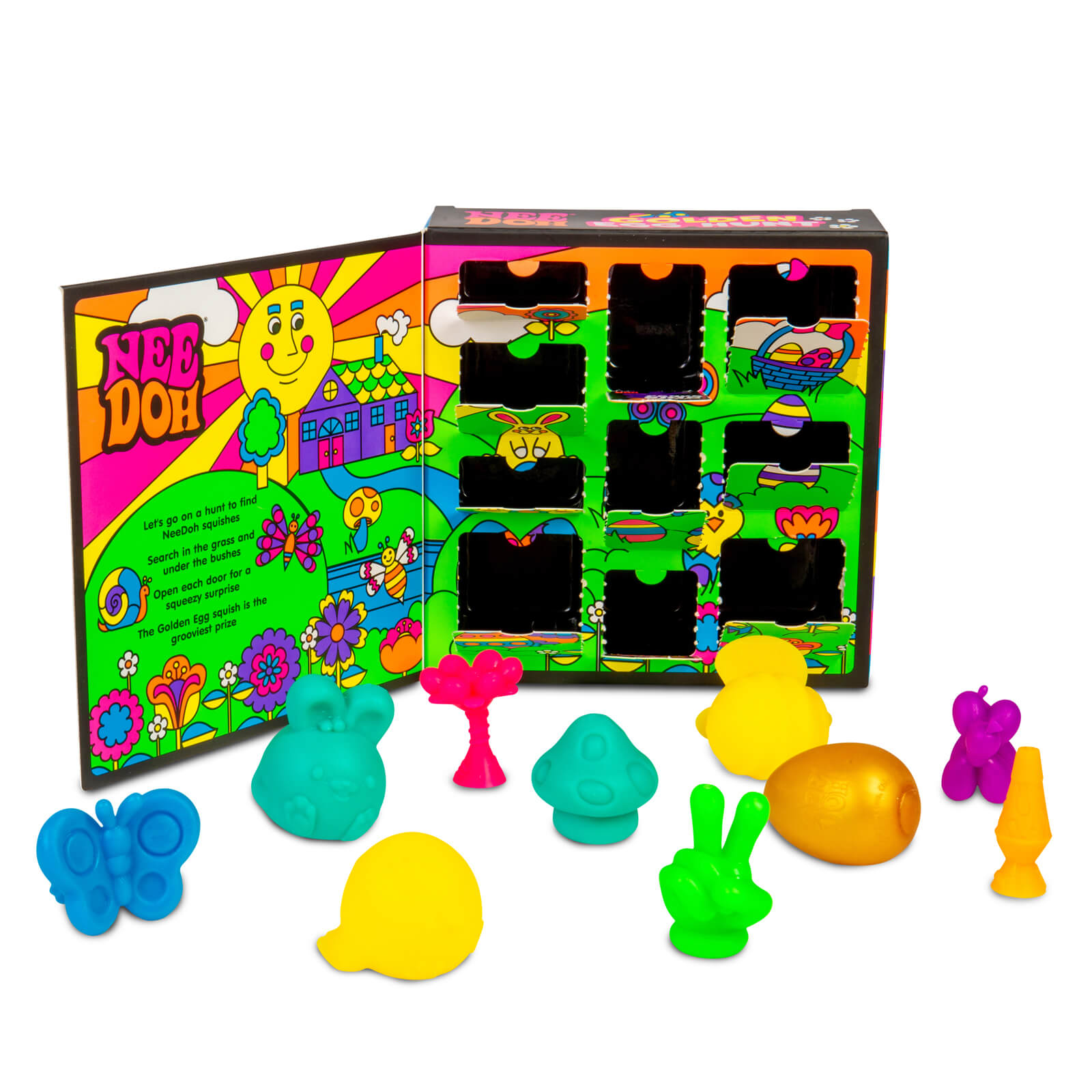 Golden Egg Hunt Fidget Set - 10 Squishy Surprises