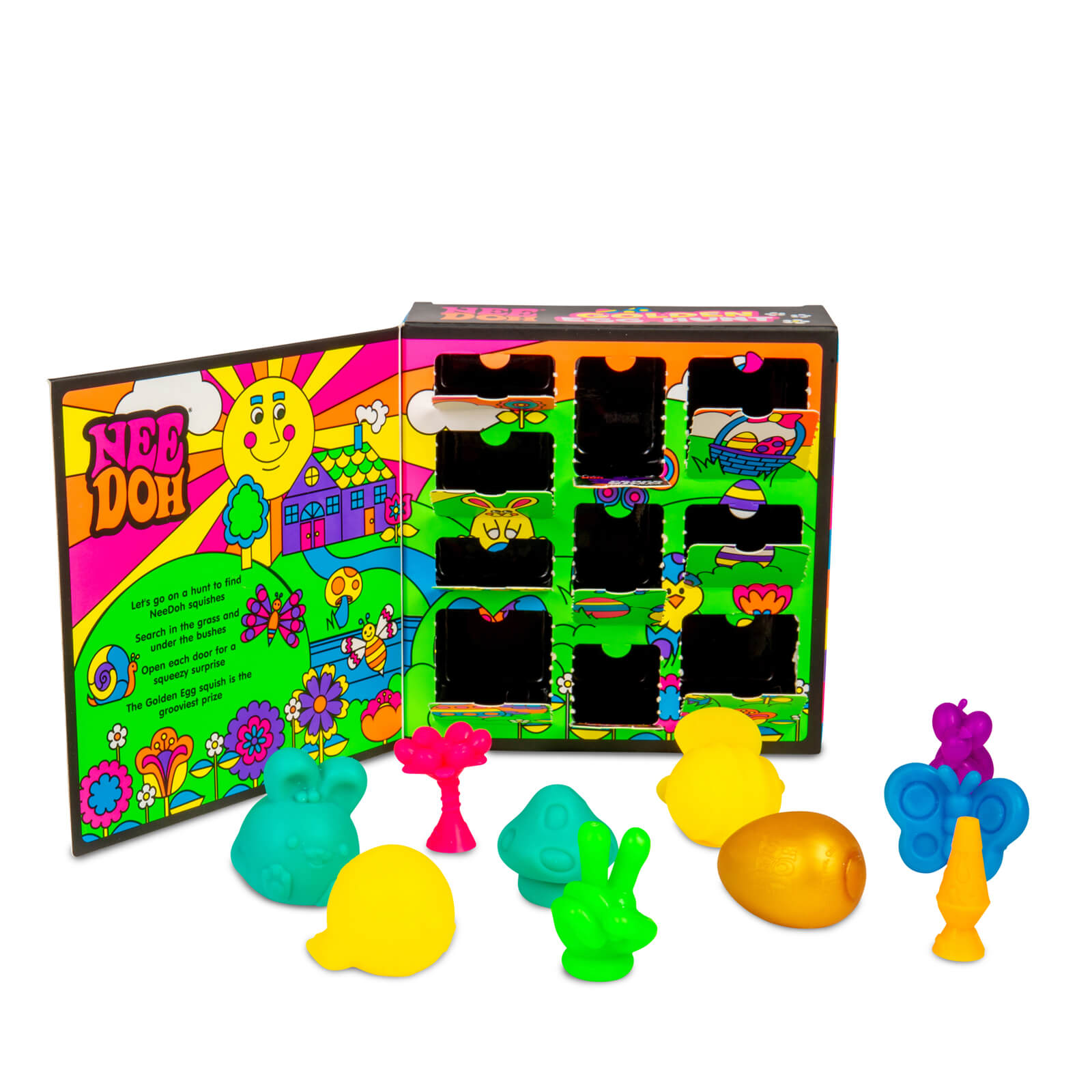 Golden Egg Hunt Fidget Set - 10 Squishy Surprises