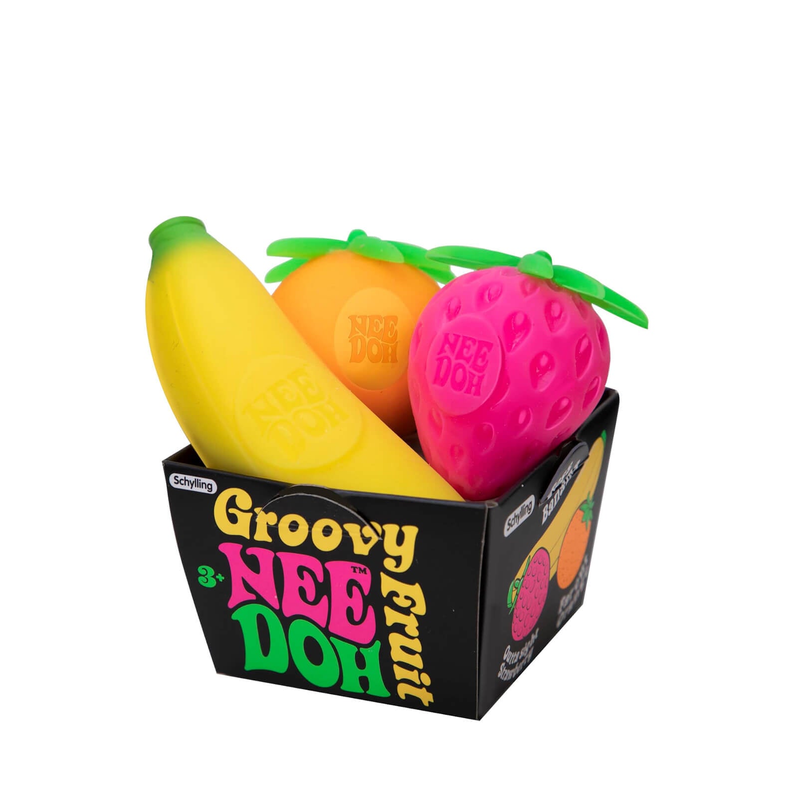 Squishy Fidget Toy - Groovy Fruit Set