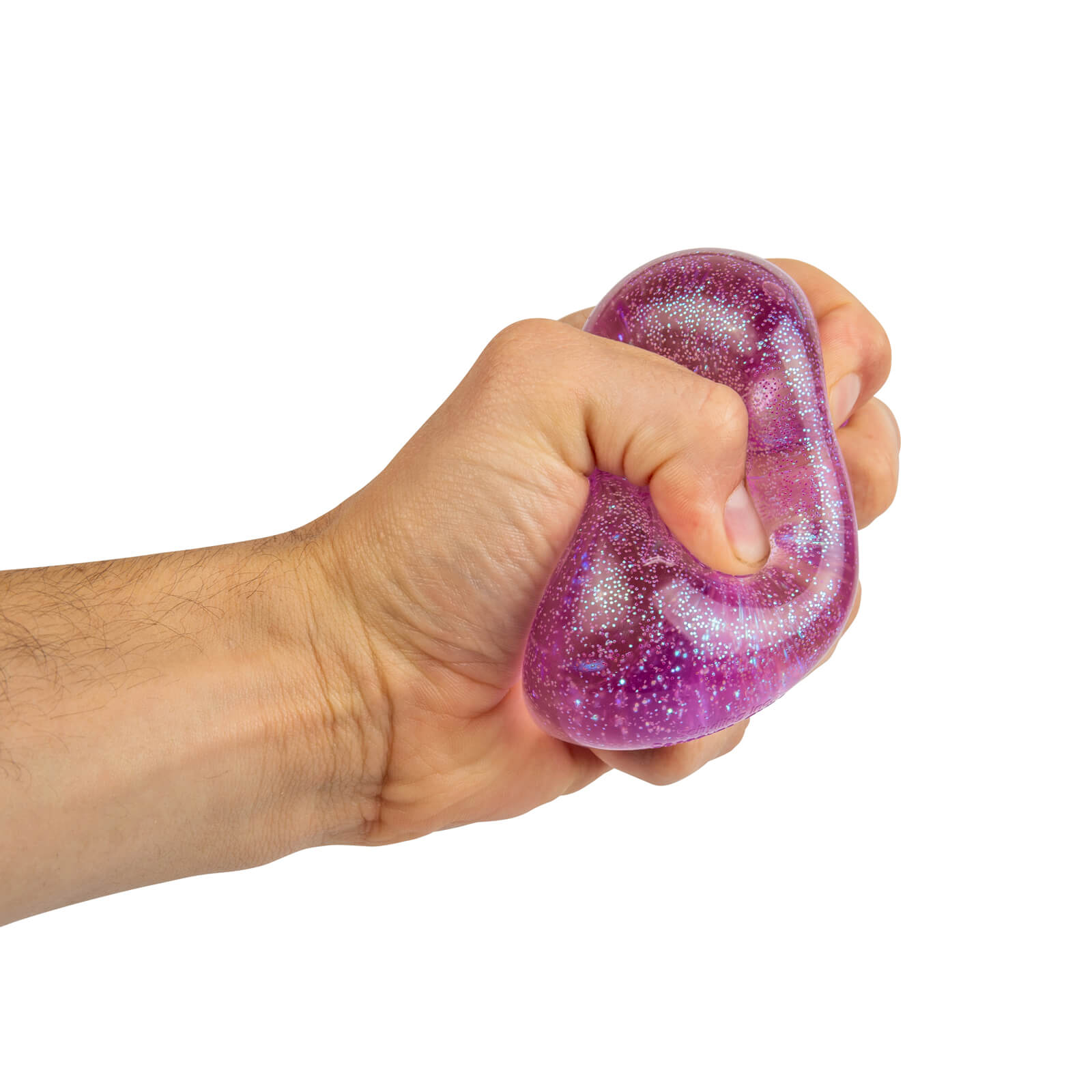 Squishy Fidget Toy - Glitter and Glow Nice Cube