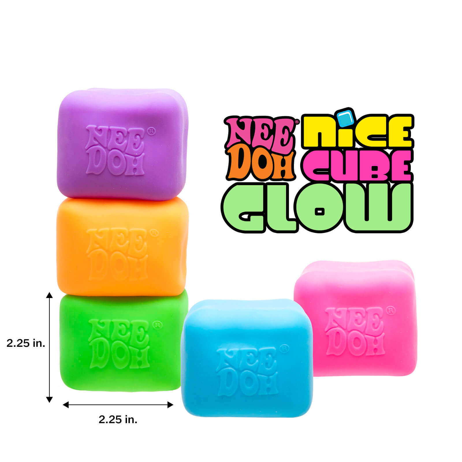 Squishy Fidget Toy - Nice Cube Glow In The Dark