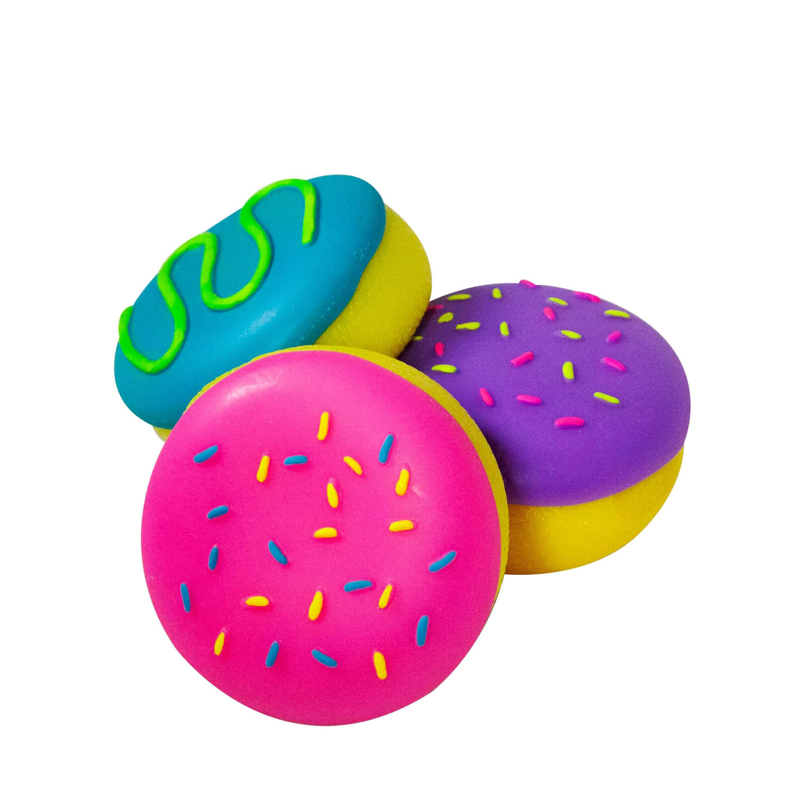 Squishy Fidget Toy - Coloured Jelly Donut