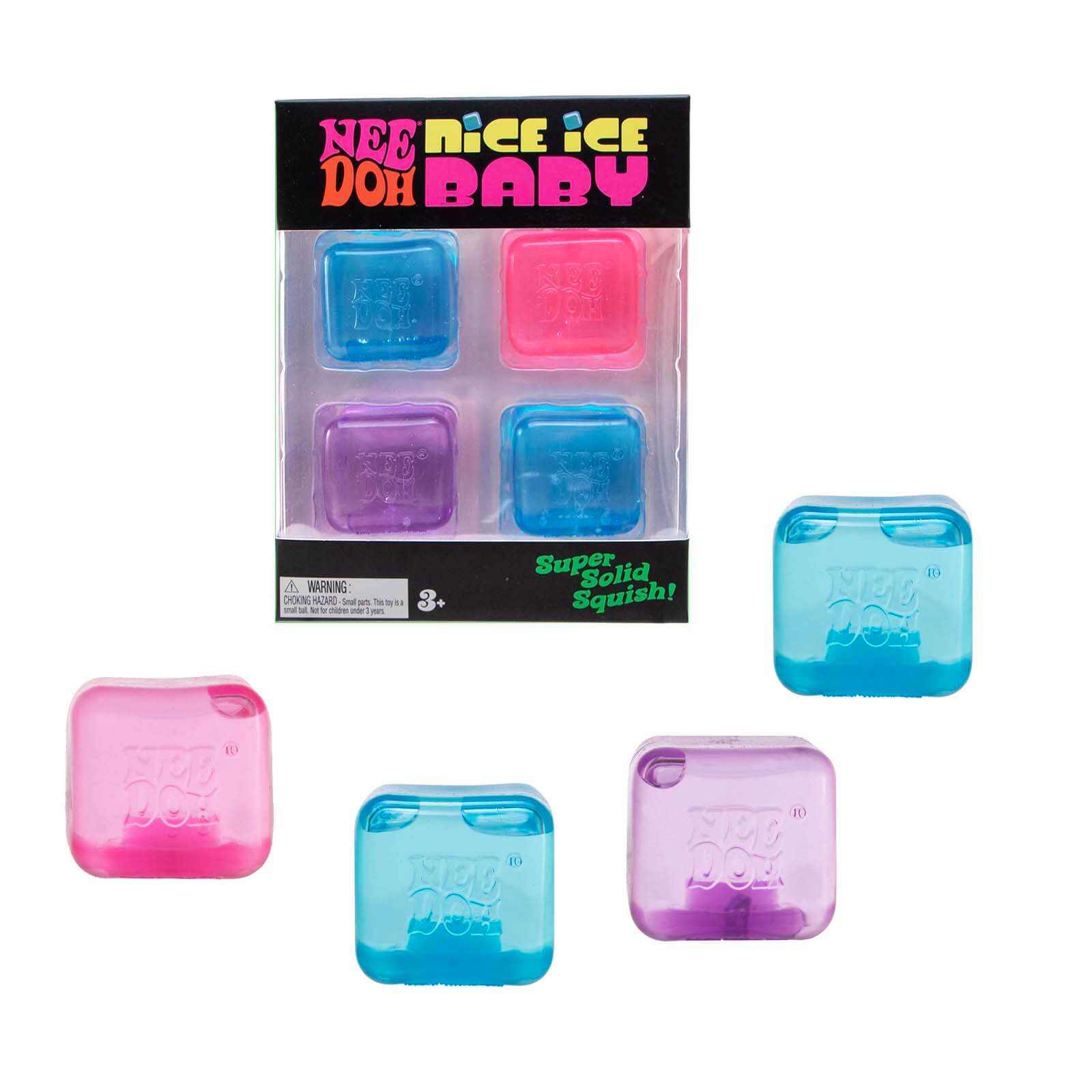 Squishy Fidget Toy - Nice Ice Baby Teenie - Set of 4