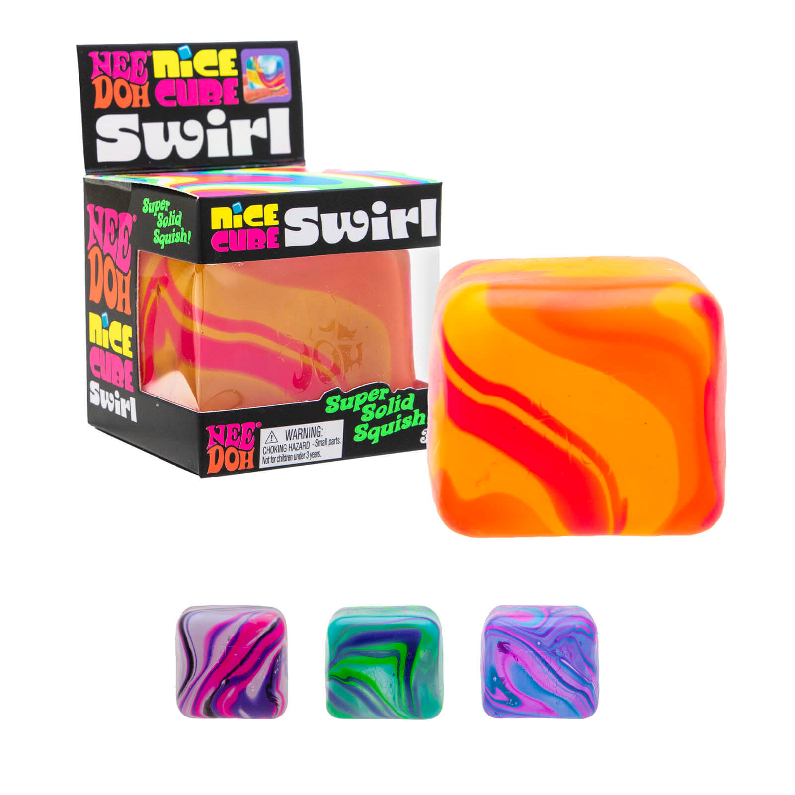 Squishy Fidget Toy - Nice Cube Swirl