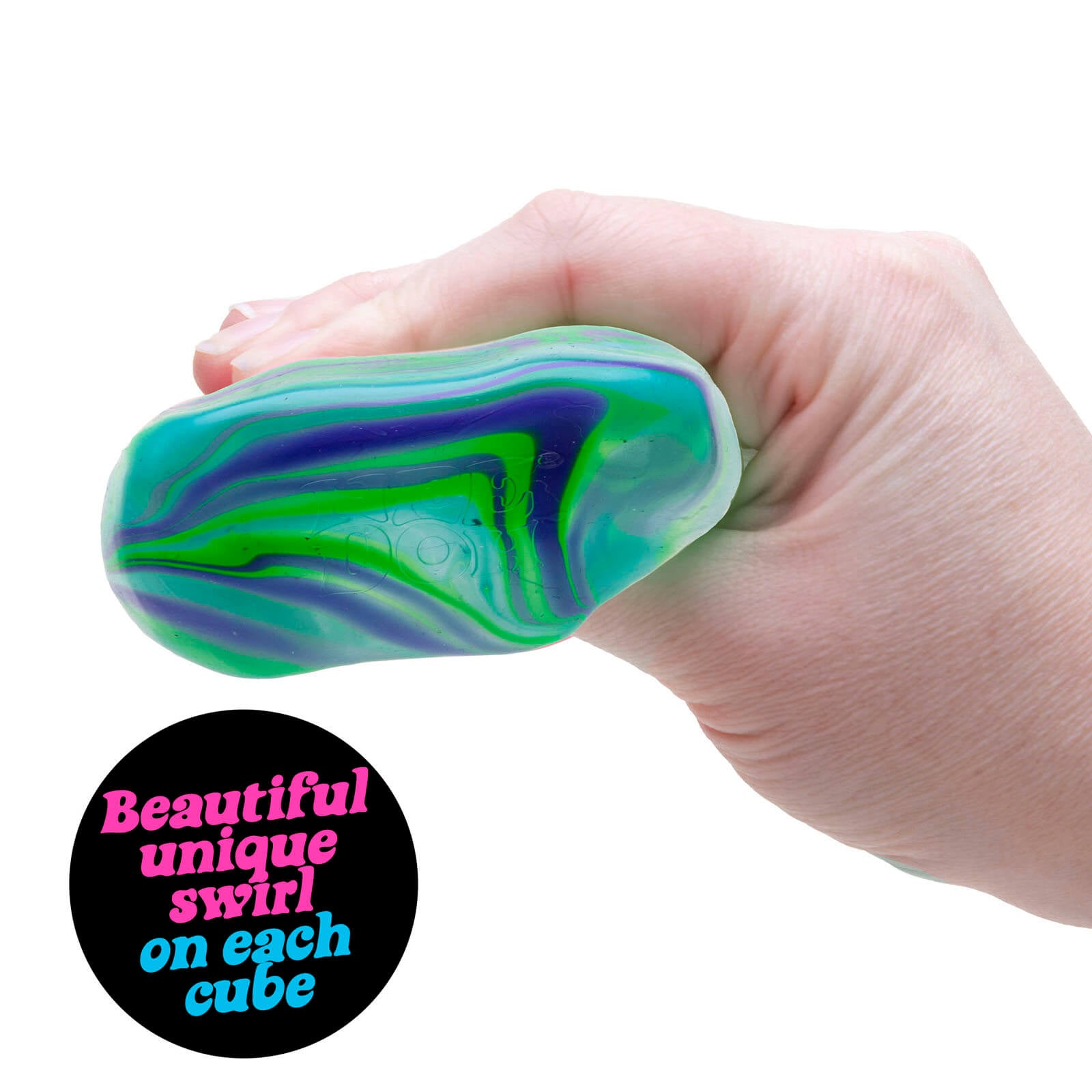 Squishy Fidget Toy - Nice Cube Swirl