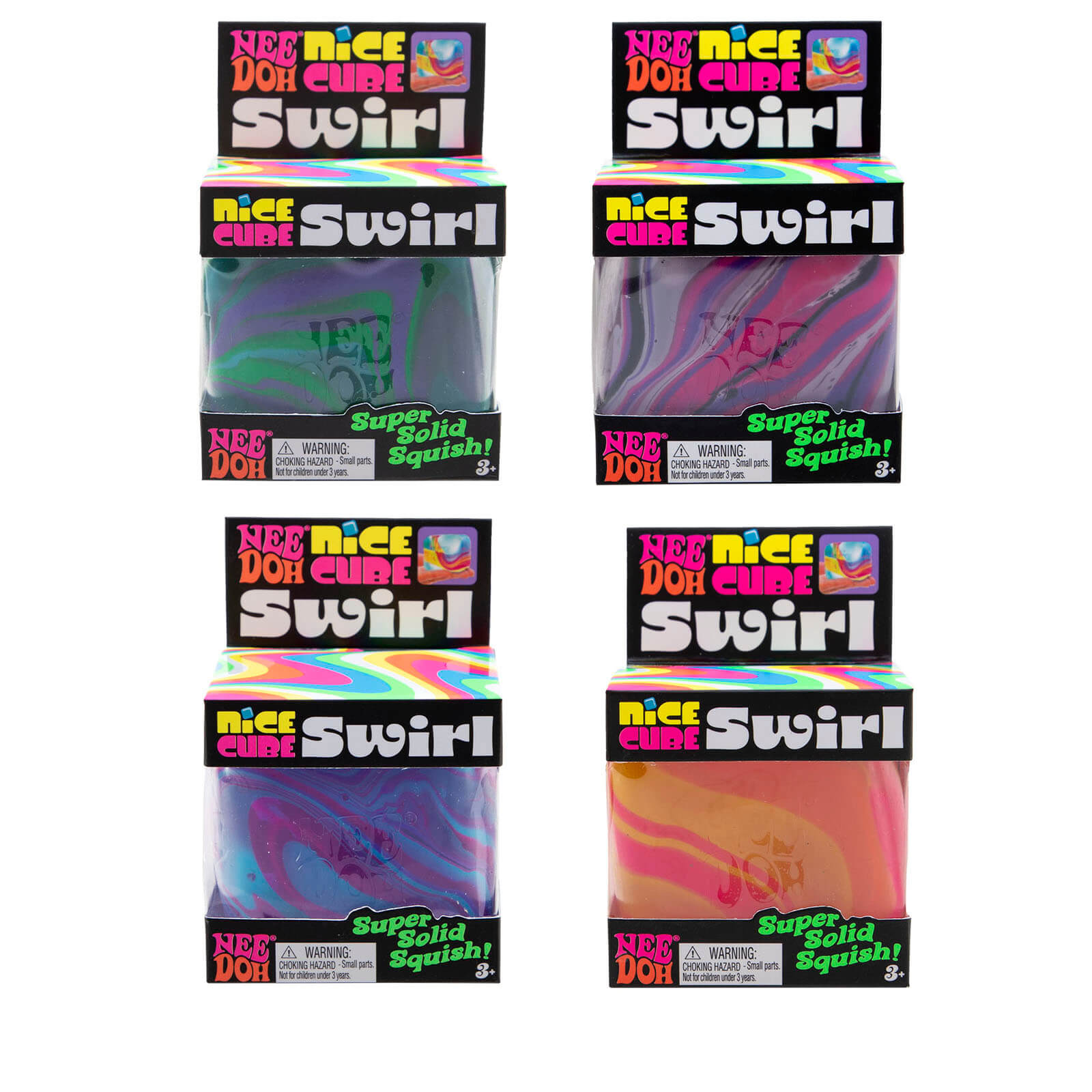 Squishy Fidget Toy - Nice Cube Swirl