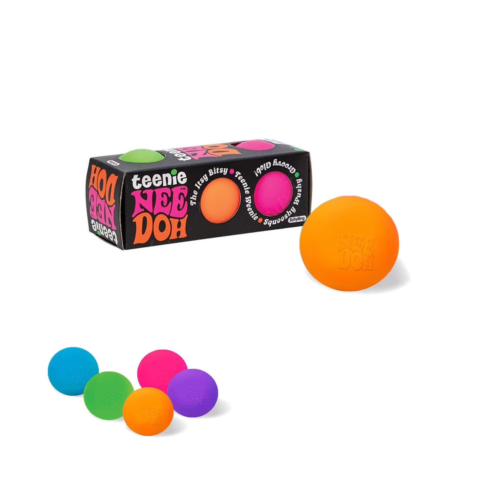 Squishy Stress Balls - Teenie Ball - Set of 3