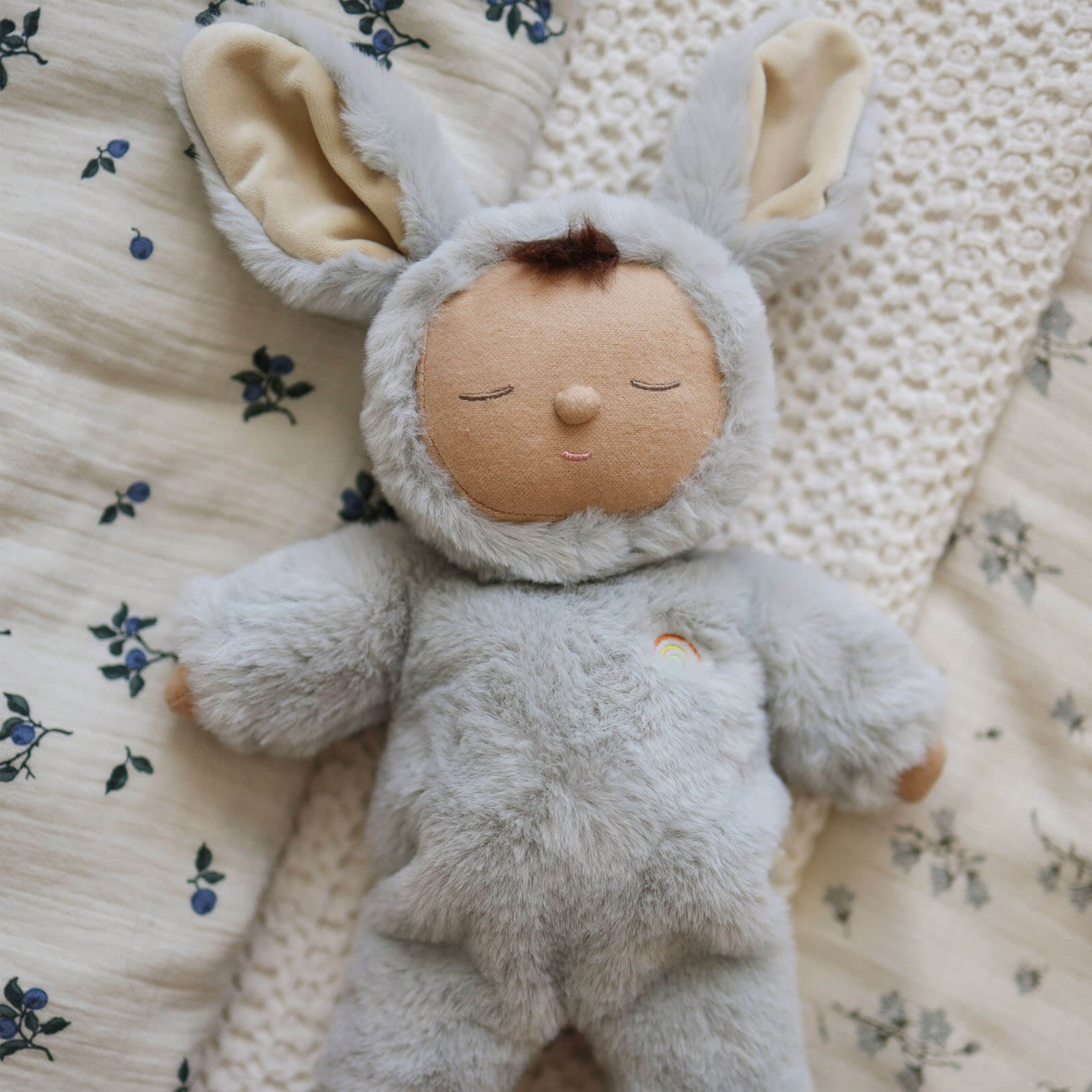 Lullaby Cozy Dinkum Doll - Bunny Pip Smoke