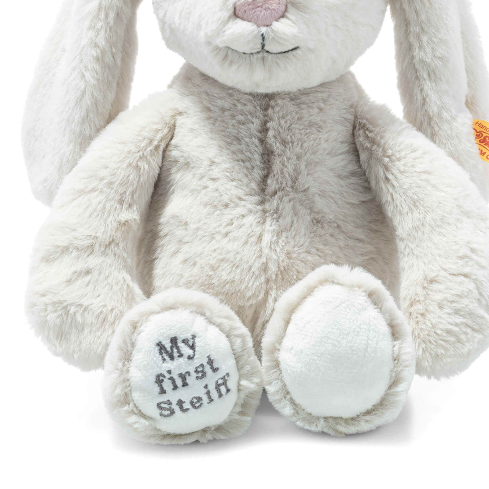 My First Steiff Hoppie Rabbit 26cm - Grey