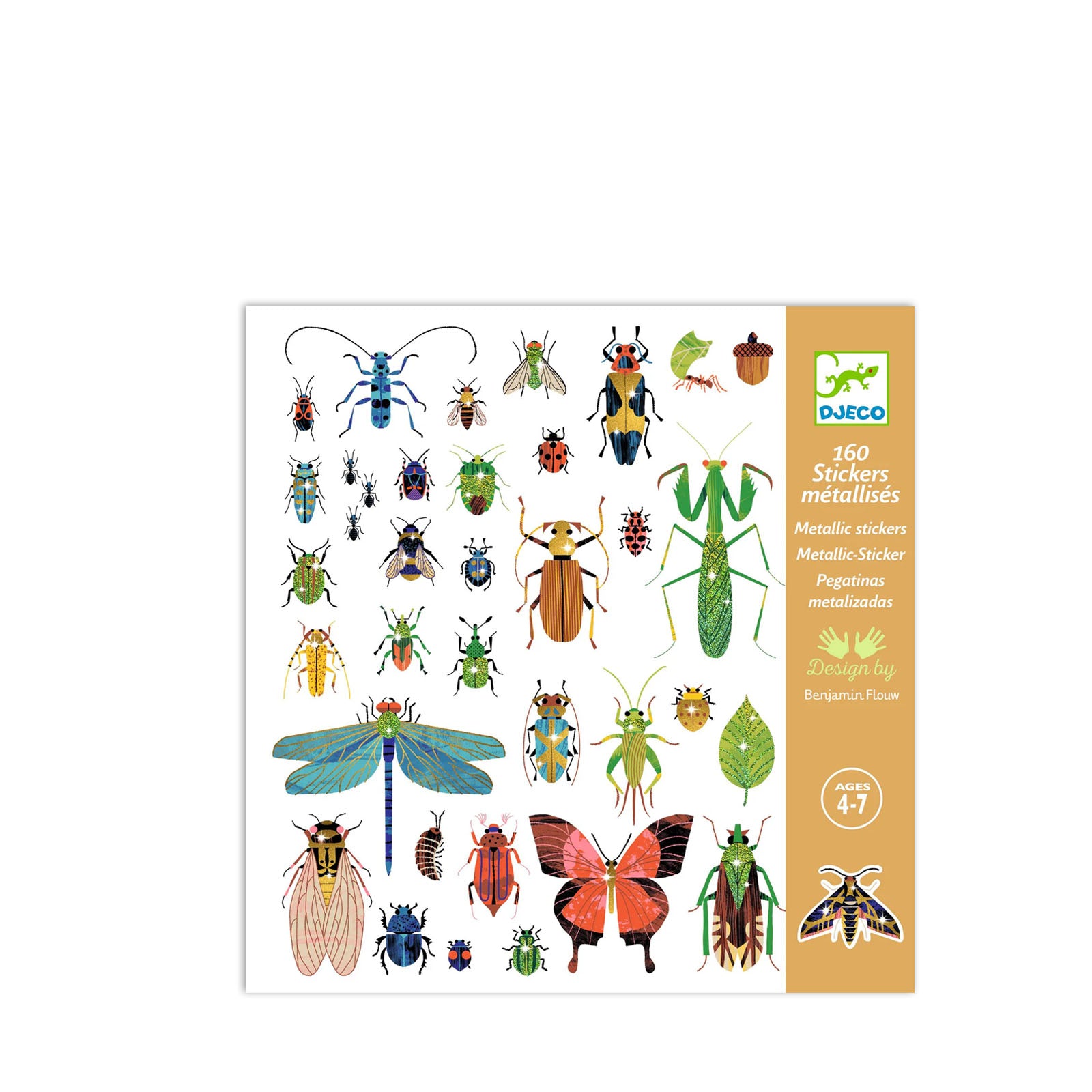 160 Stickers On Sheets - Microcosmos