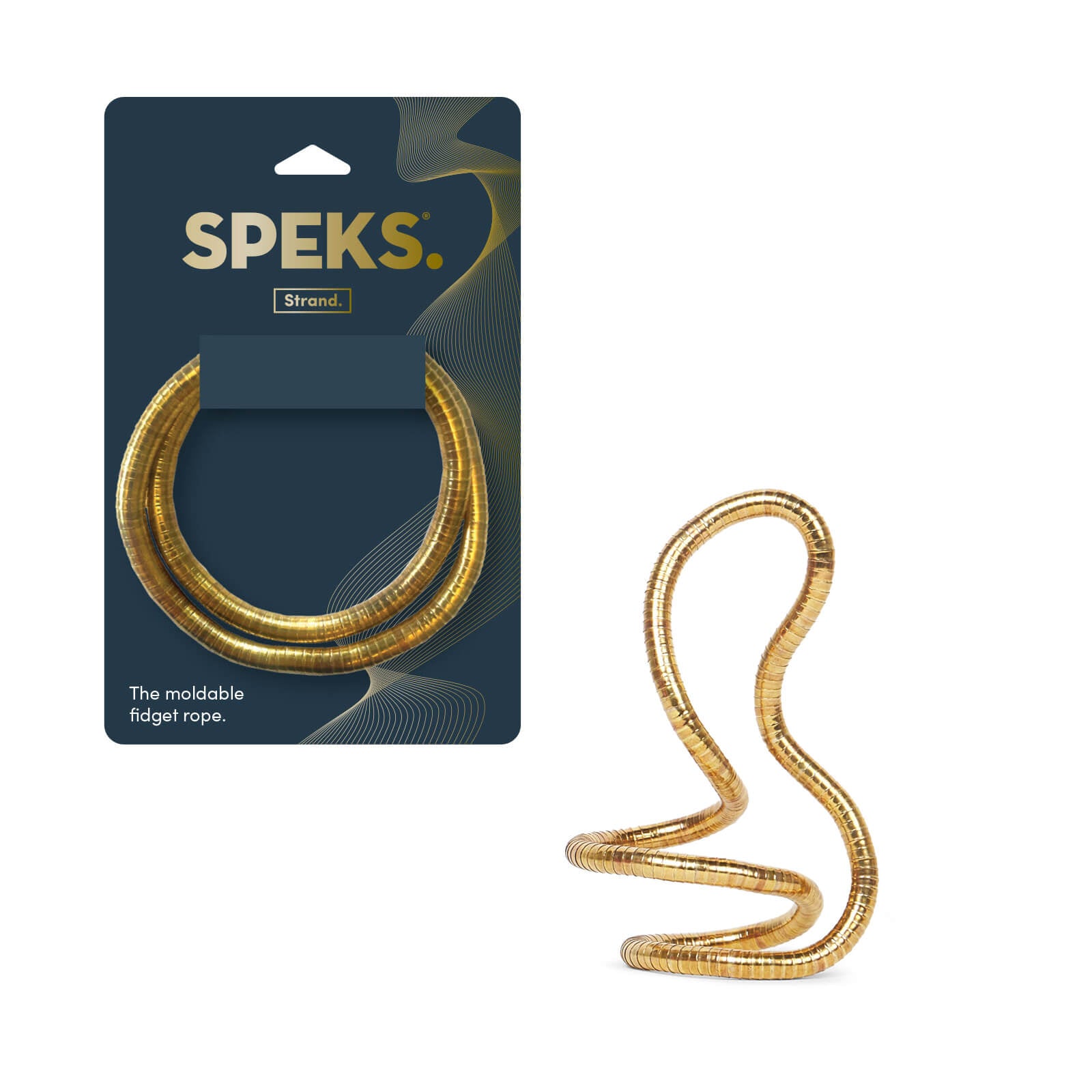 Strand Moldable Fidget Rope - Gold