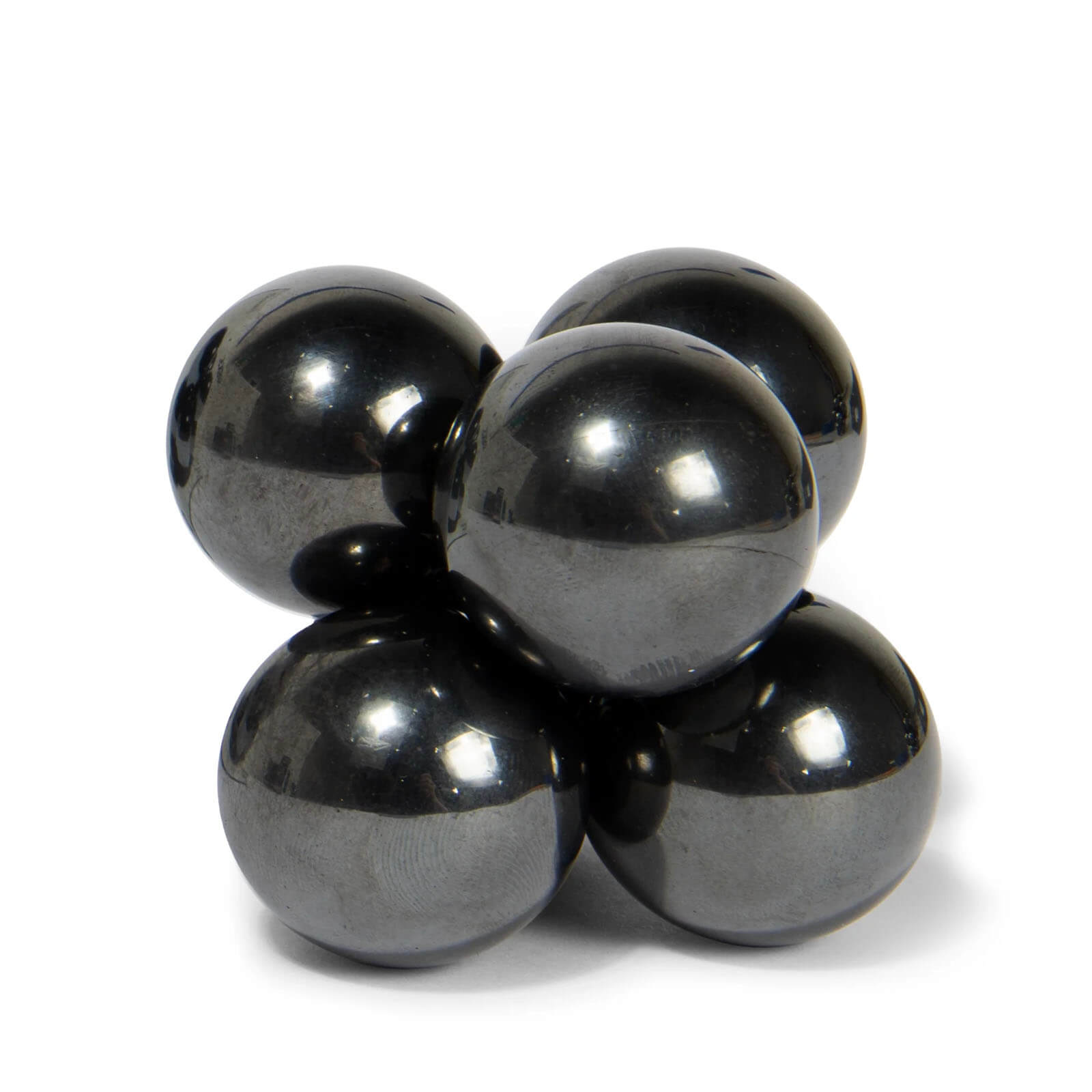 Supers - 6 Giant Magnet Balls - Gunmetal Black