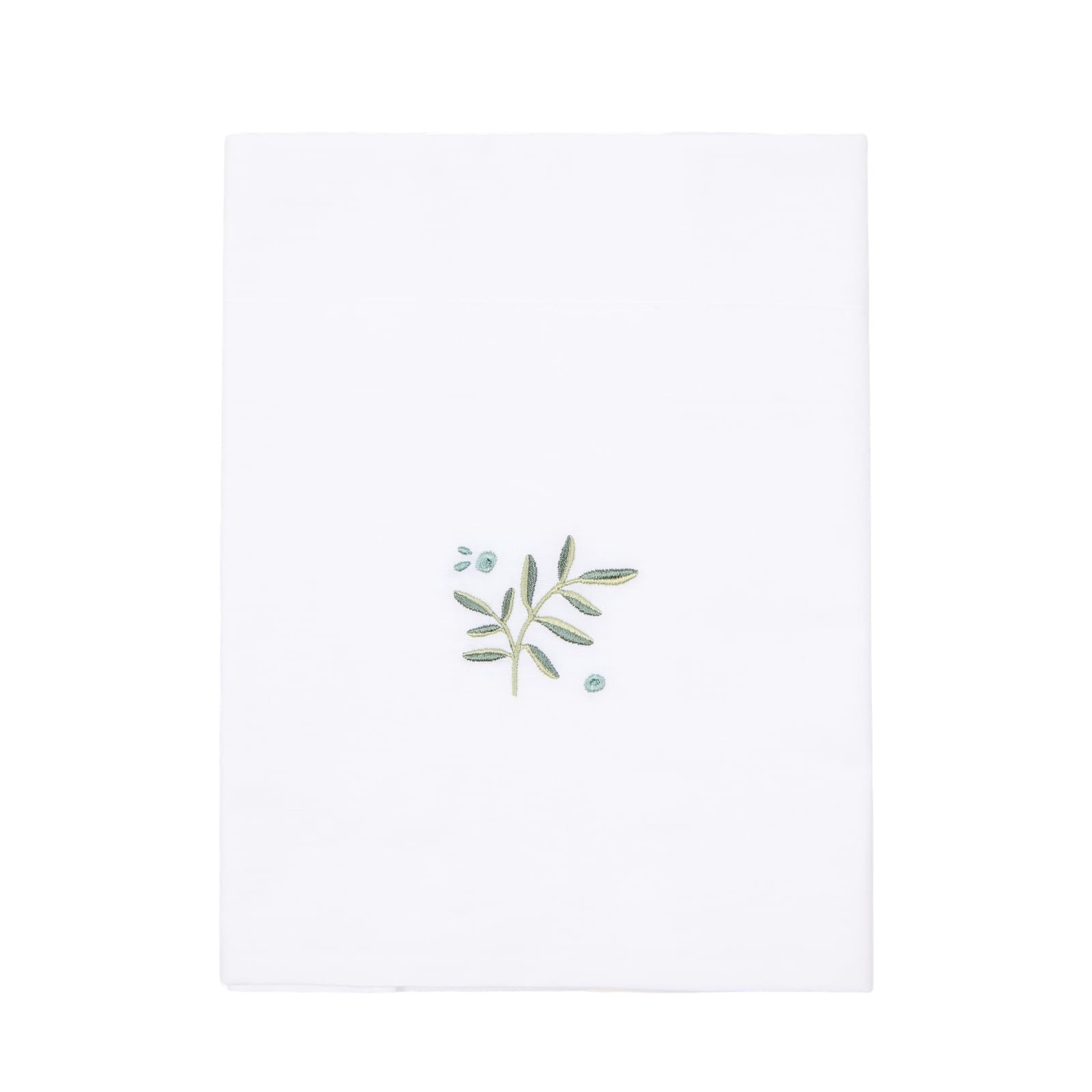 Cot Sheet 70cm x 100cm - Blueberry Leaves