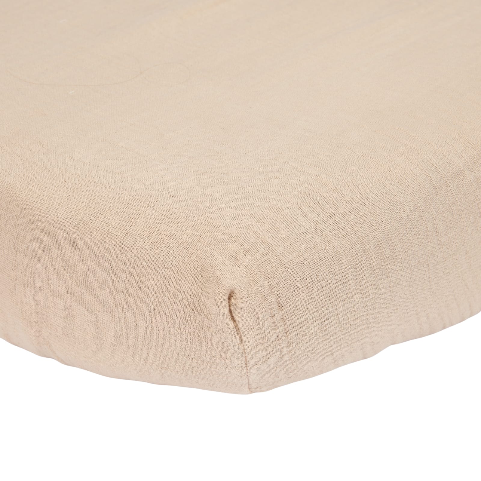 Fitted Cot Sheet 40cm x 80cm - Muslin Beige