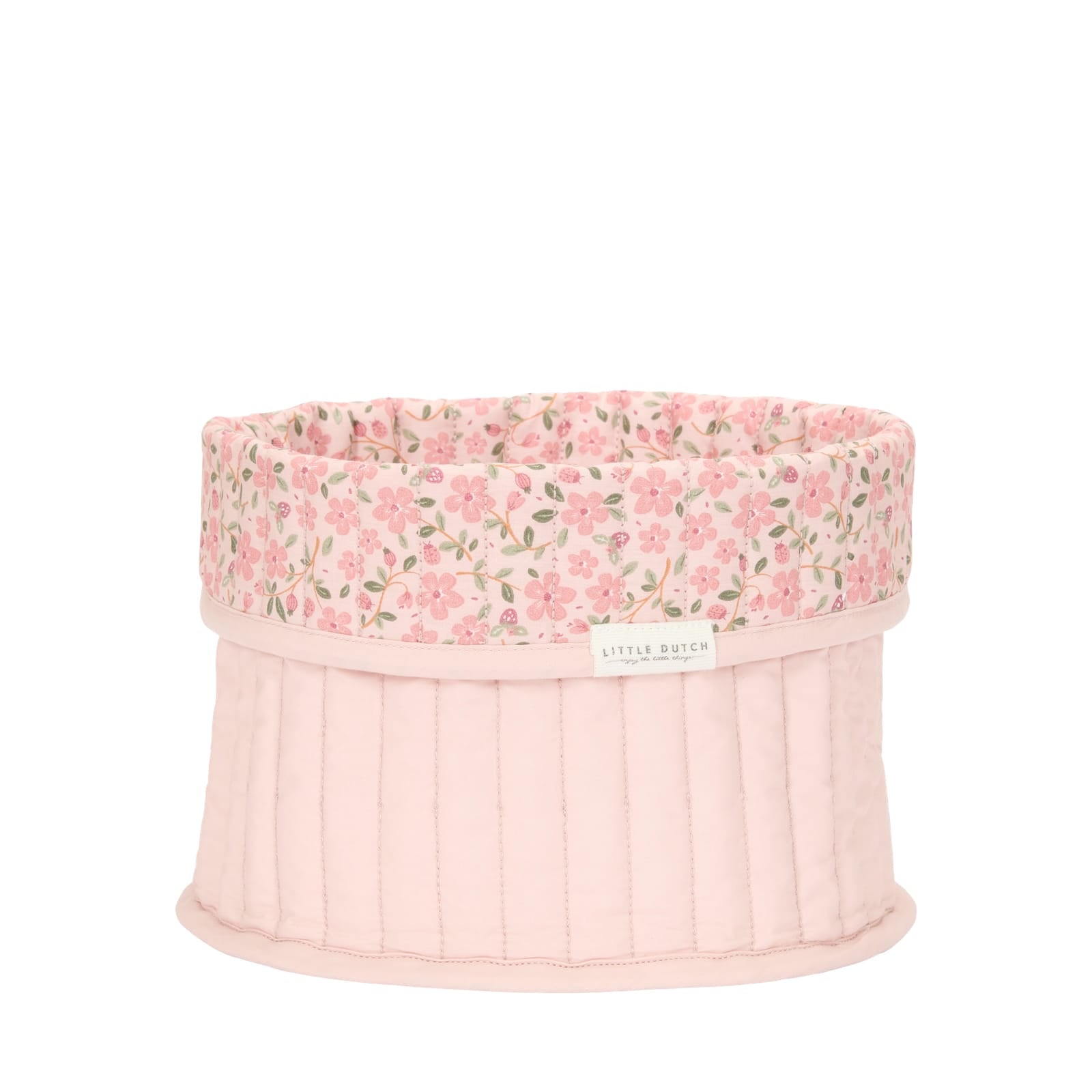 Quilted Storage Basket Small - Fairy Floral