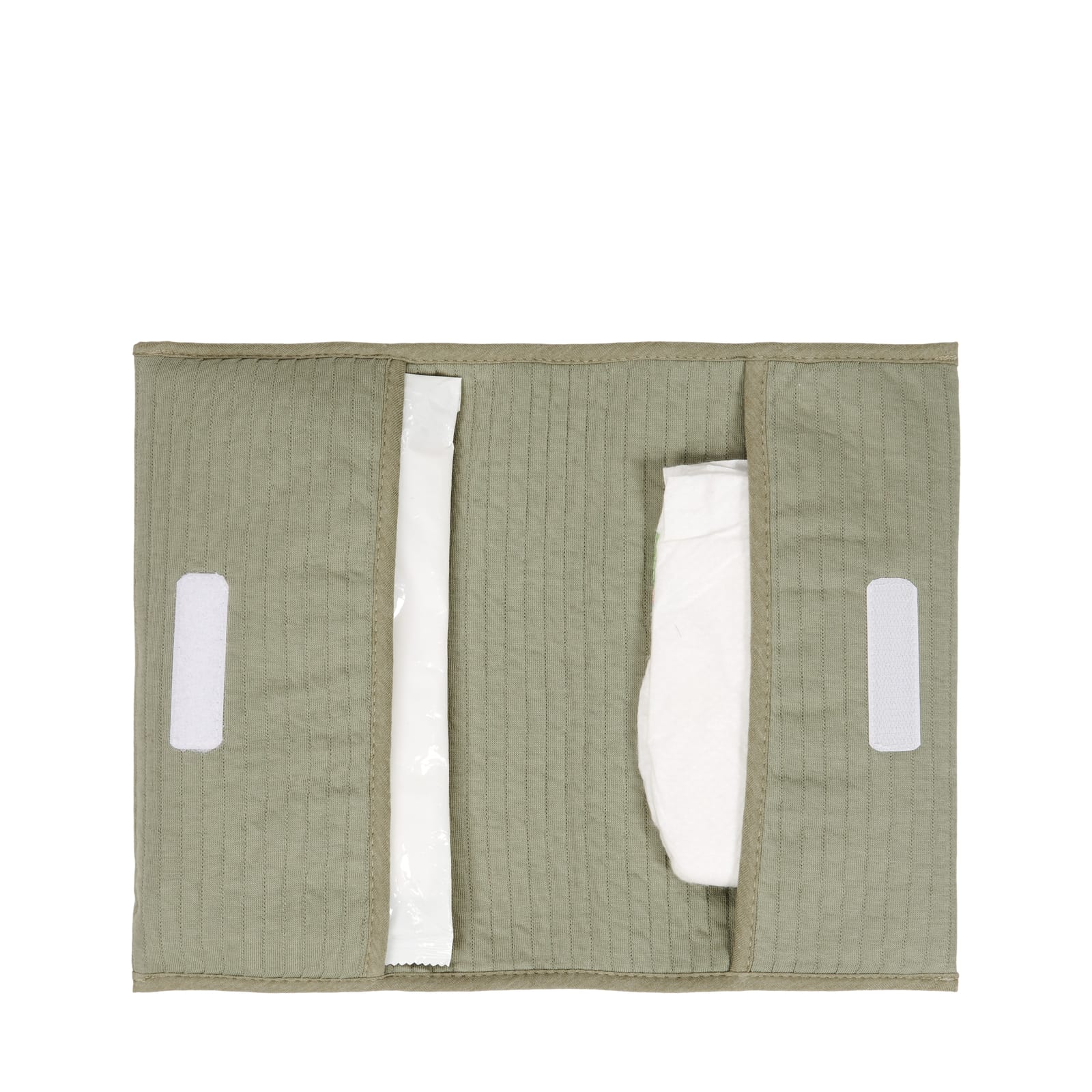 Nappy and Wipes Pouch - Pure Olive
