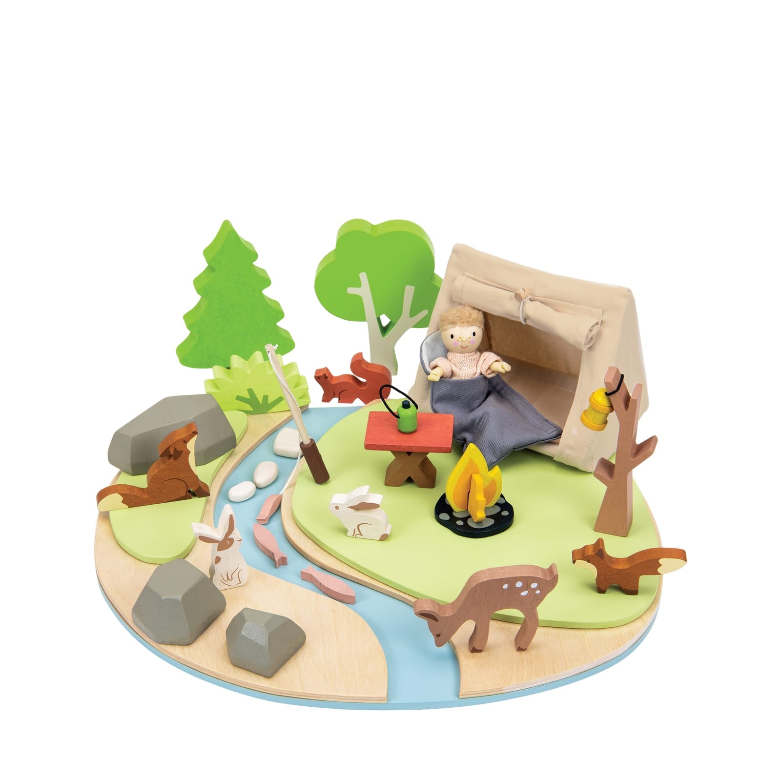 Wildlife Camping Play Set