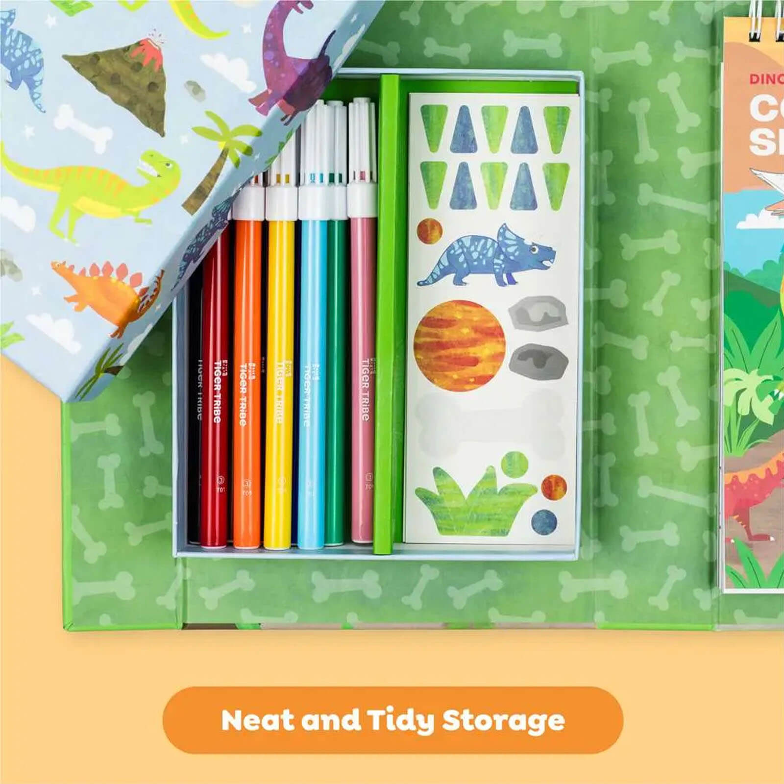 Colouring Set - Dinosaur