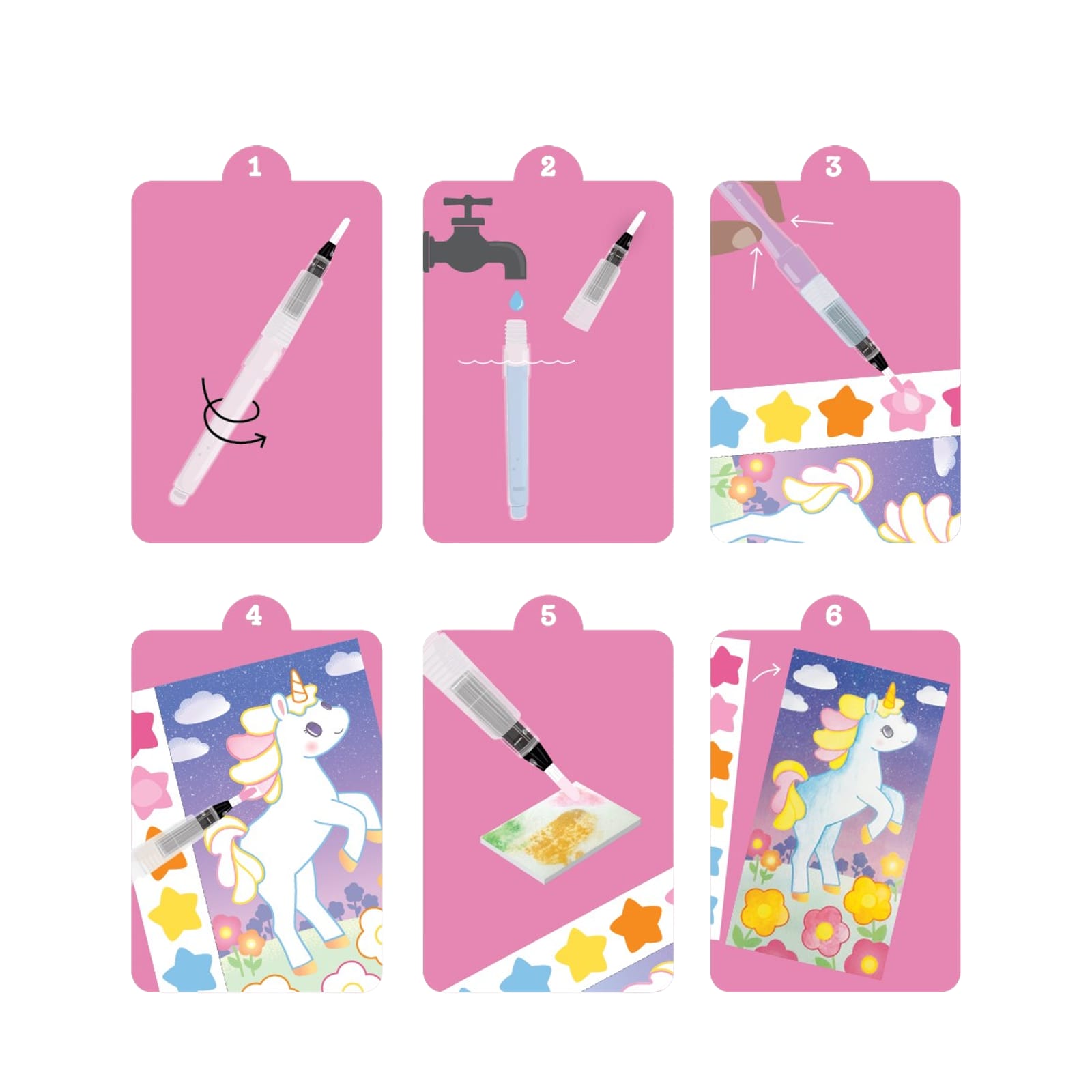 Paint a Picture Set - Unicorn Skies