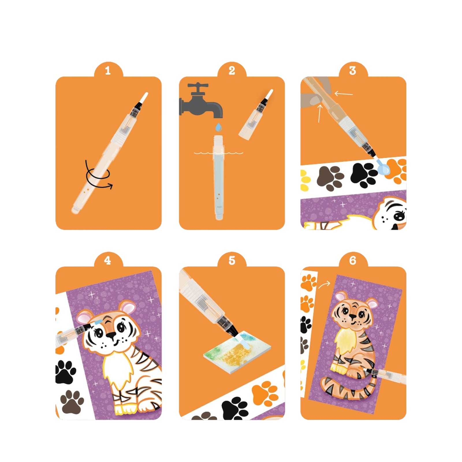 Paint a Picture Set - Wild Animals