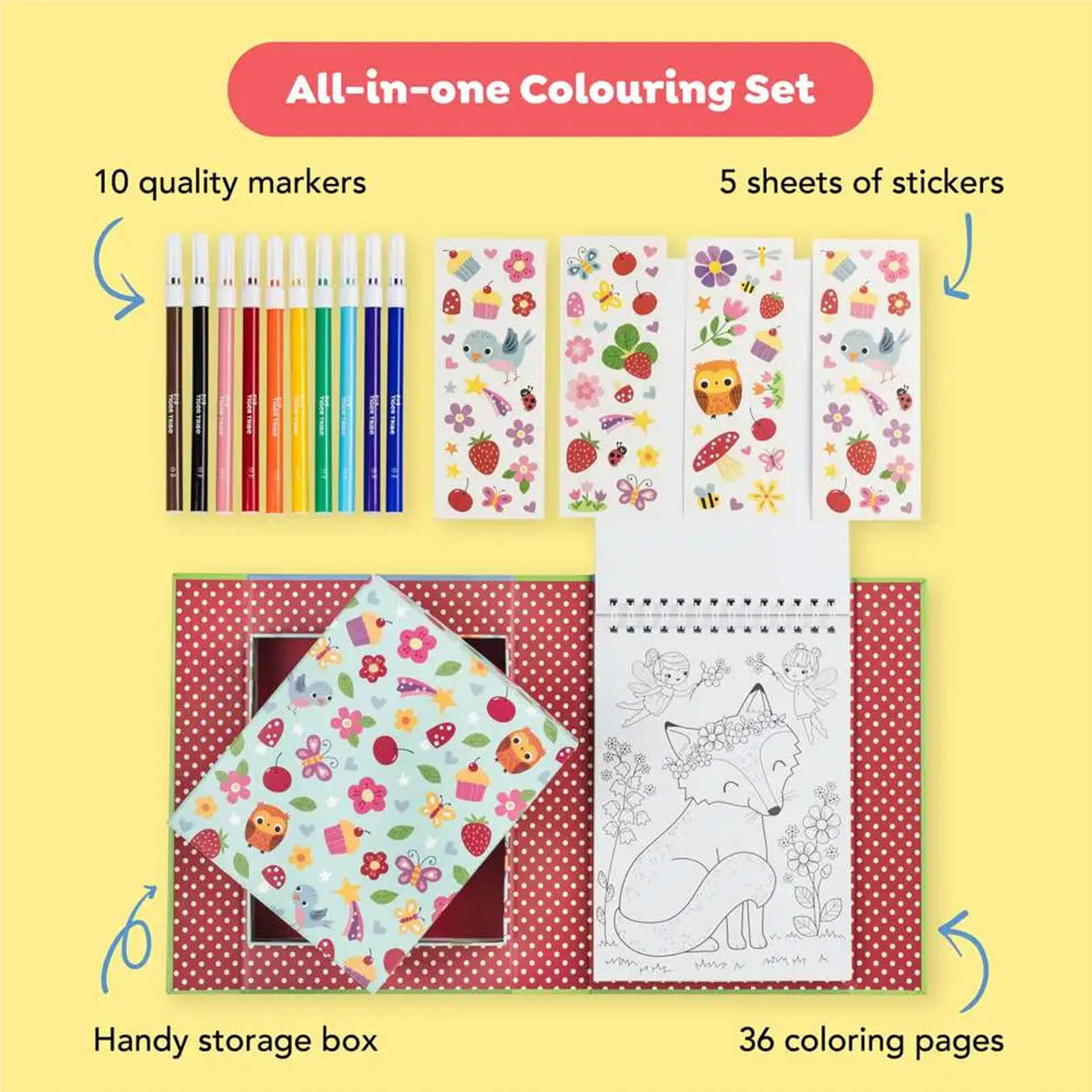 Colouring Set - Forest Fairies