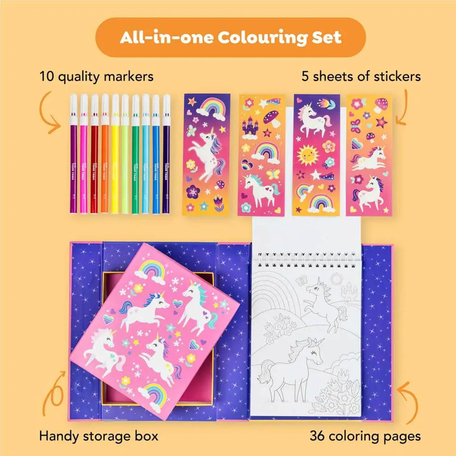 Colouring Set - Unicorn Magic