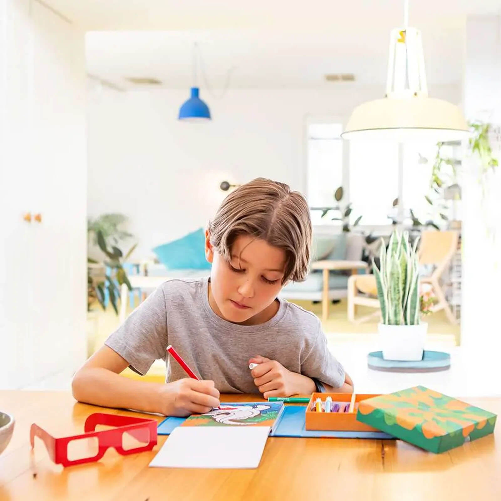 3D Colouring Set - Fierce Creatures