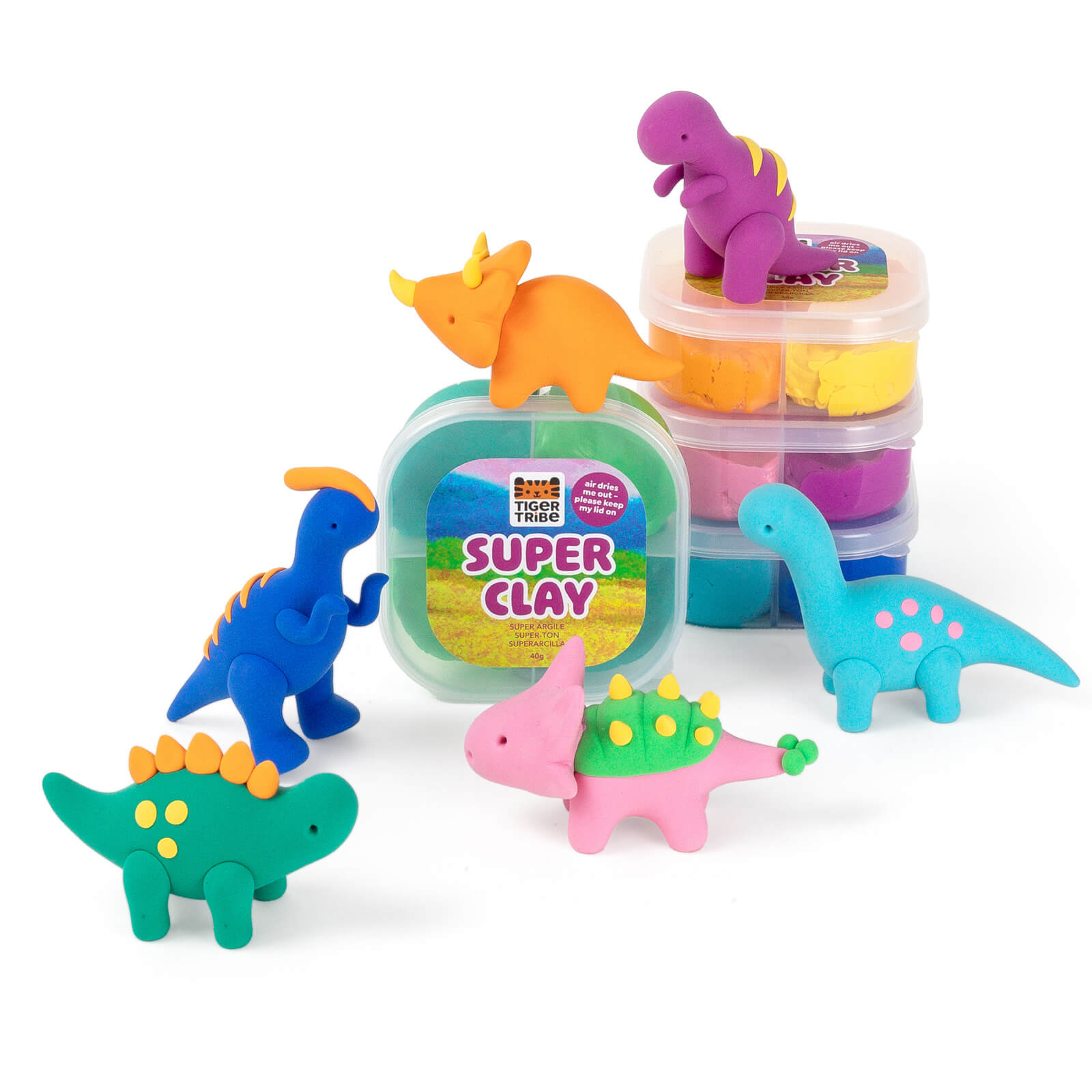 Soft Clay Play Set - Dinosaur World