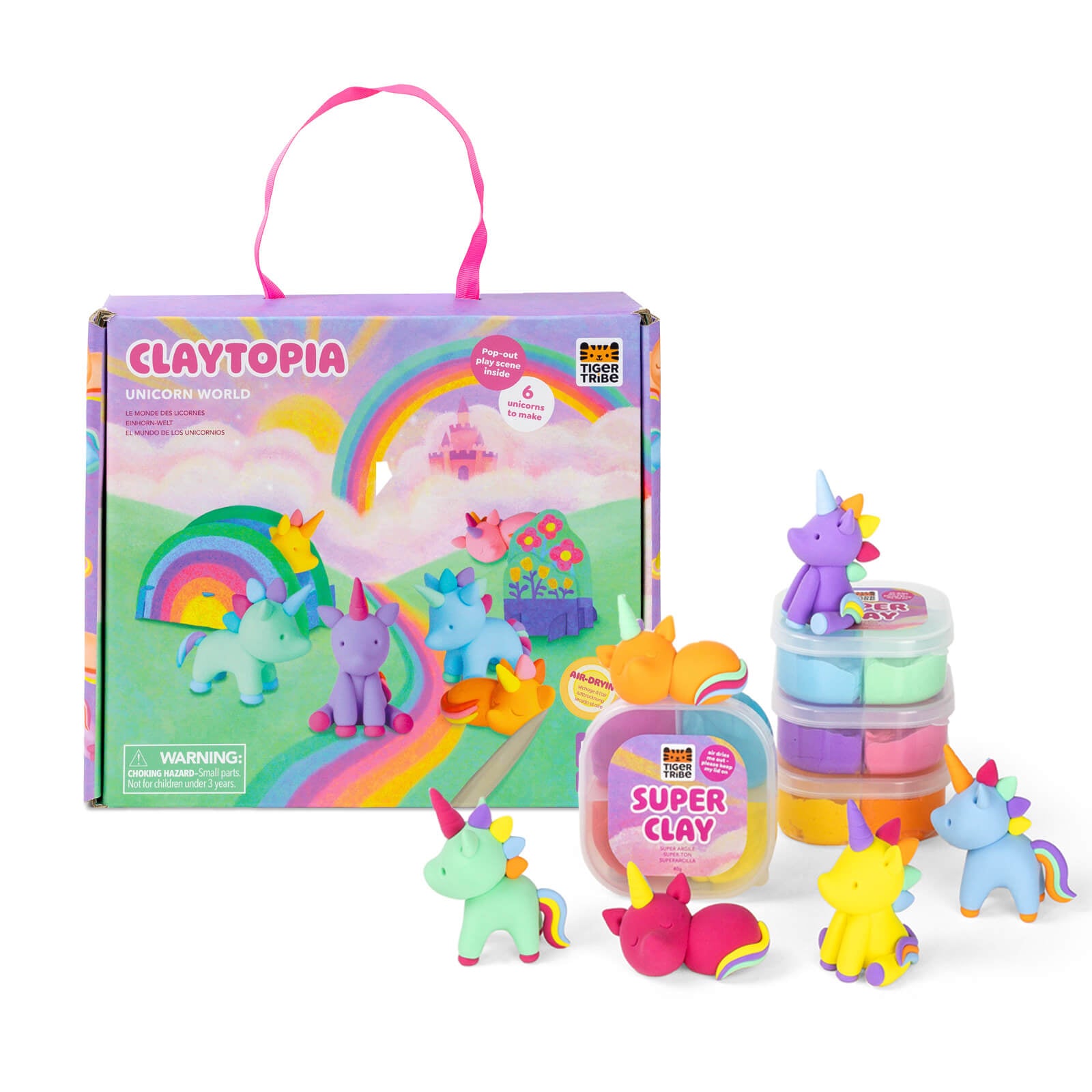 Tiger Tribe Soft Clay Play Set - Unicorn World