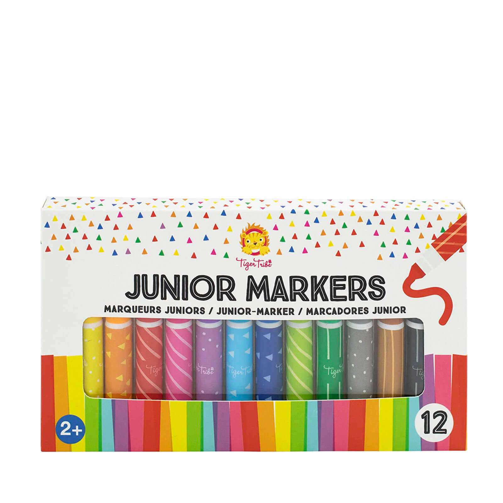 12 Coloured Junior Markers