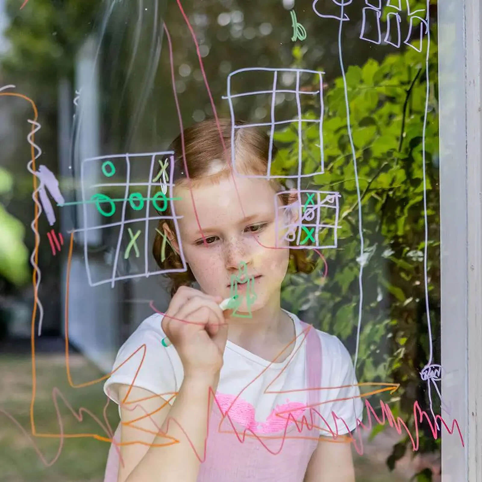 6 Non Permanent Window Markers