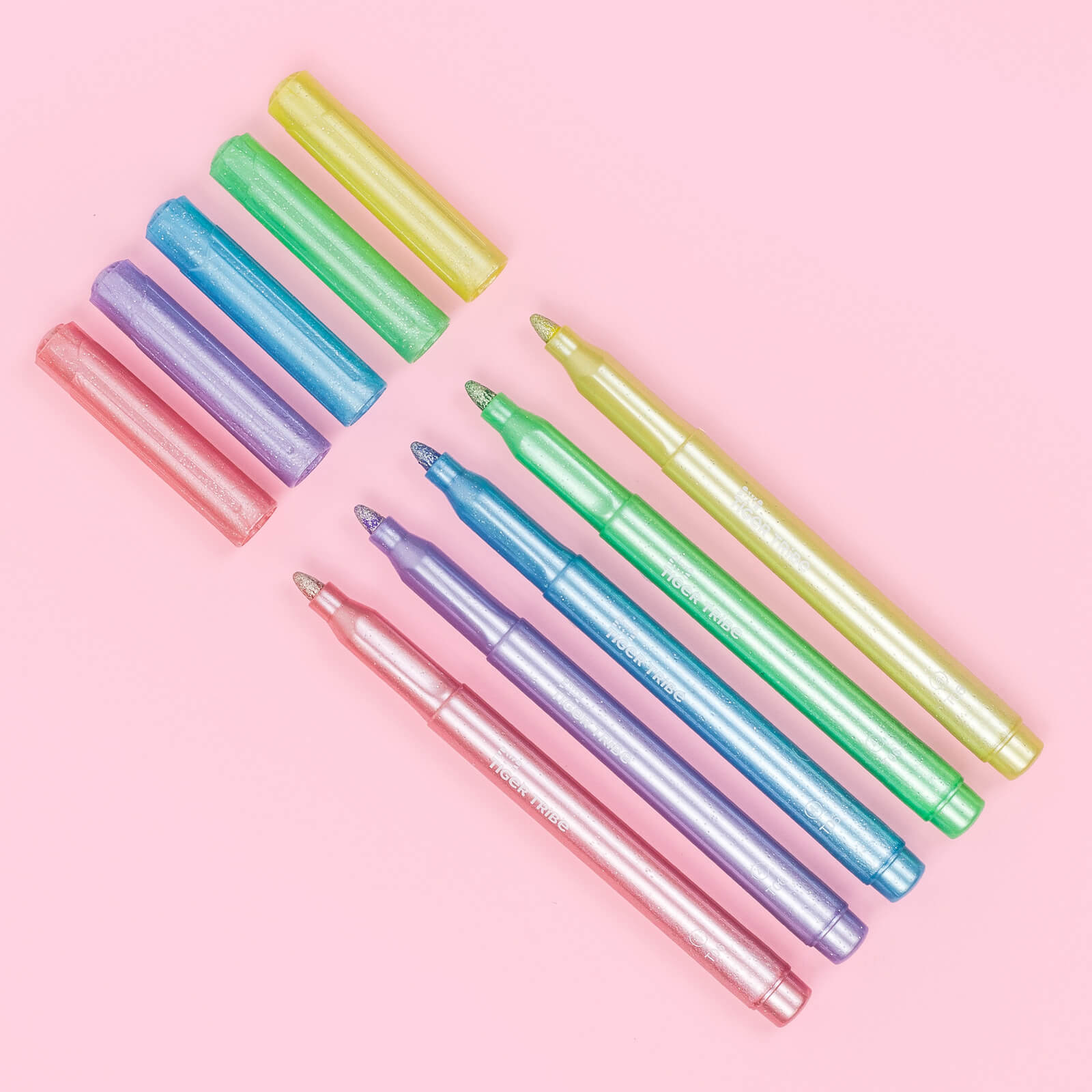 6 Shimmer Glitter Markers
