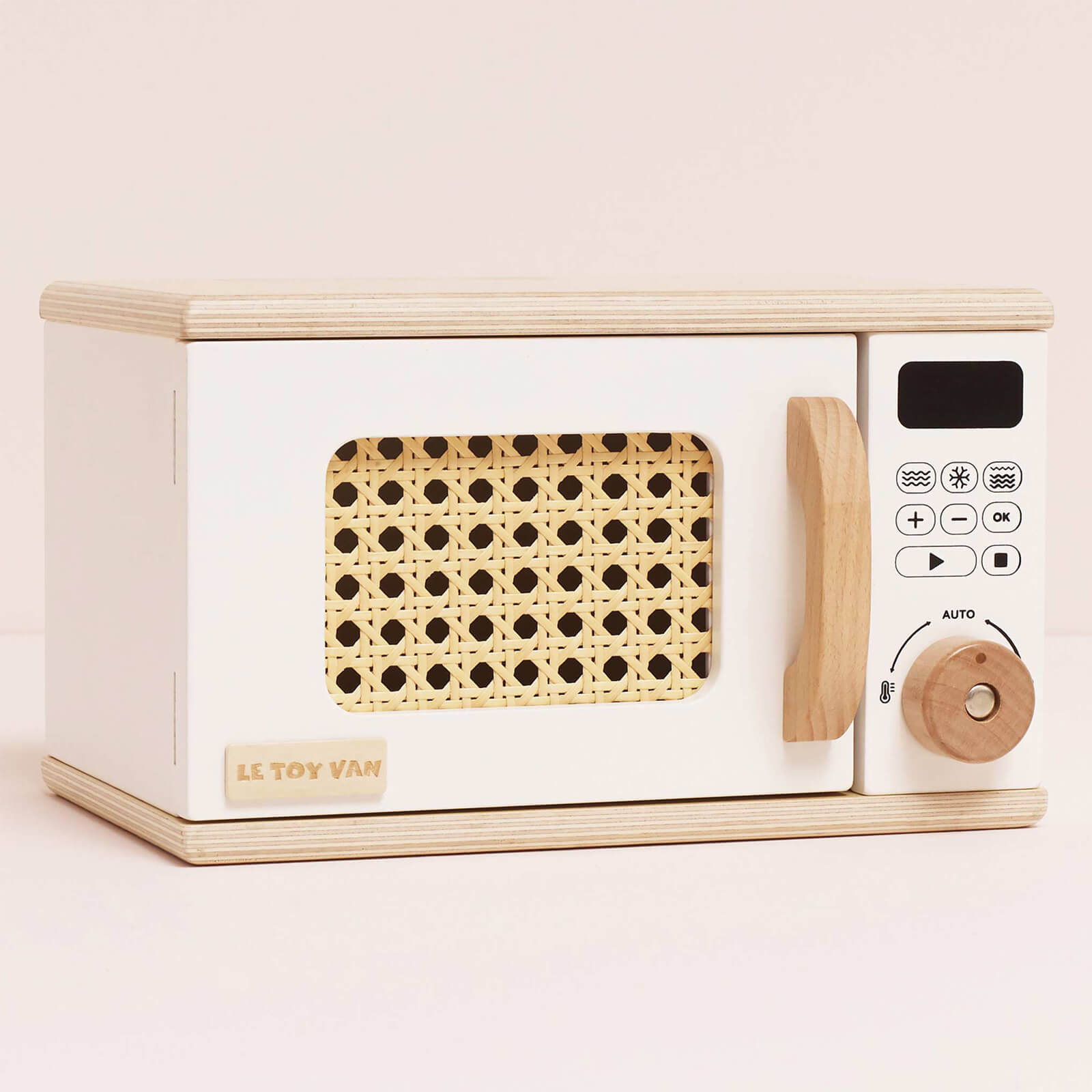 Wooden Microwave Play Set