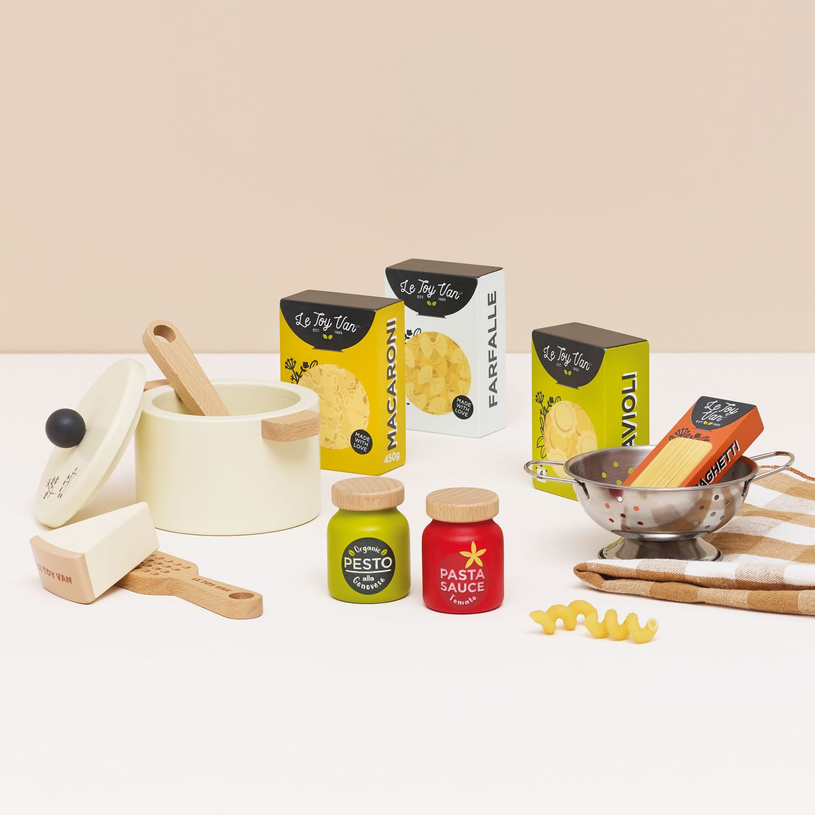 Organic Play Pasta Set - 12 Pieces