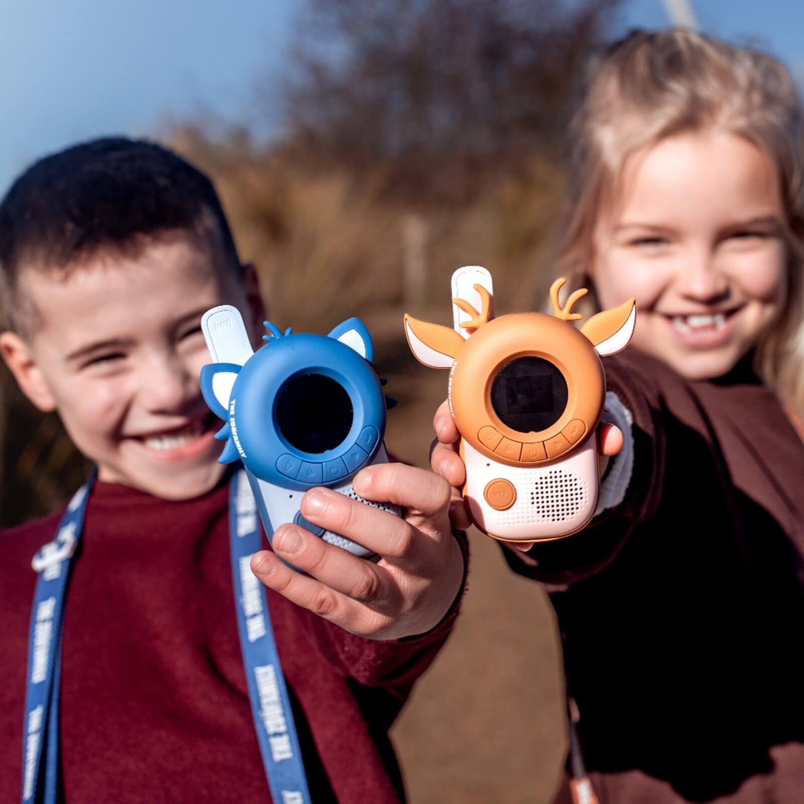 Walkie Talkie Set - Racoon and Deer