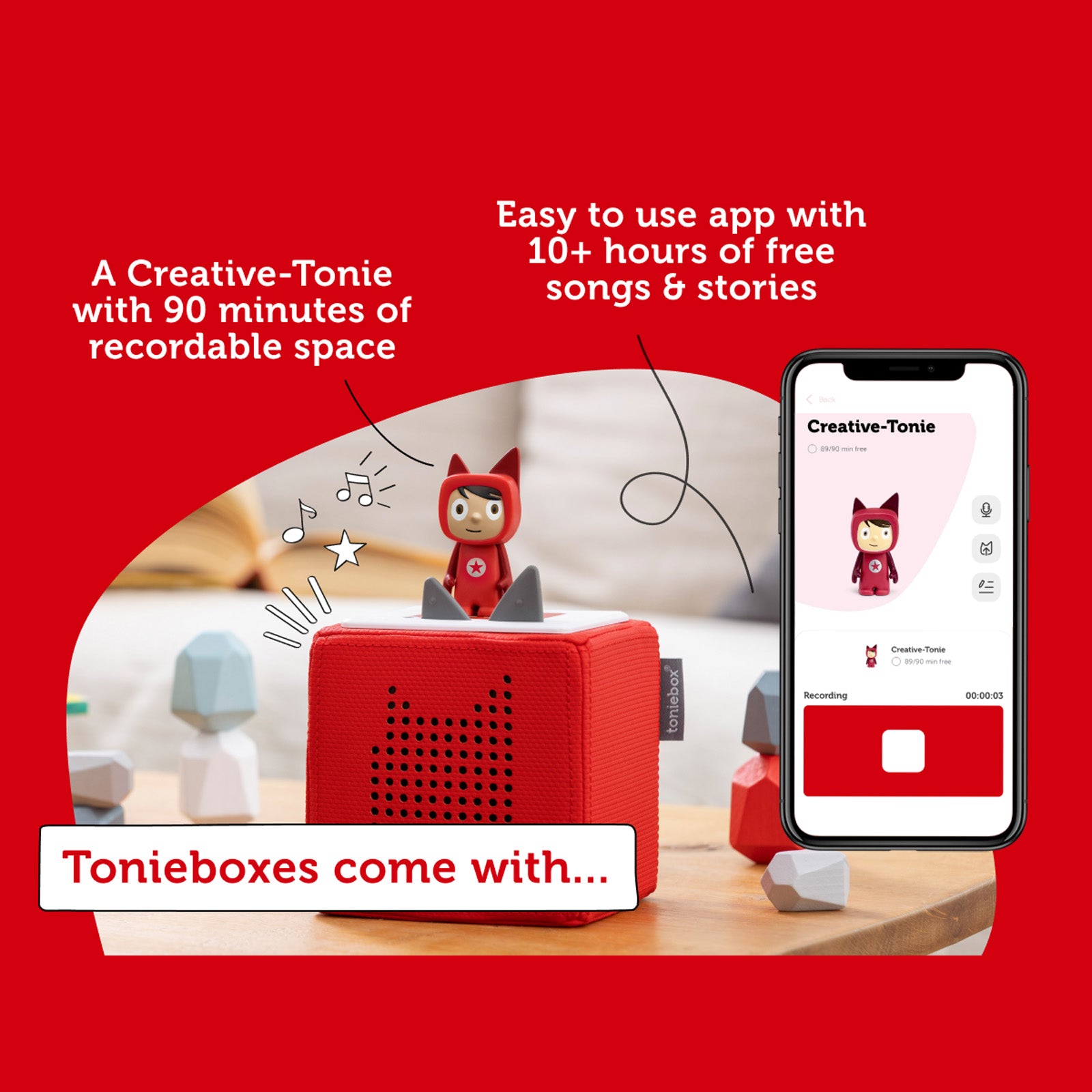 Toniebox Starter Set - Red