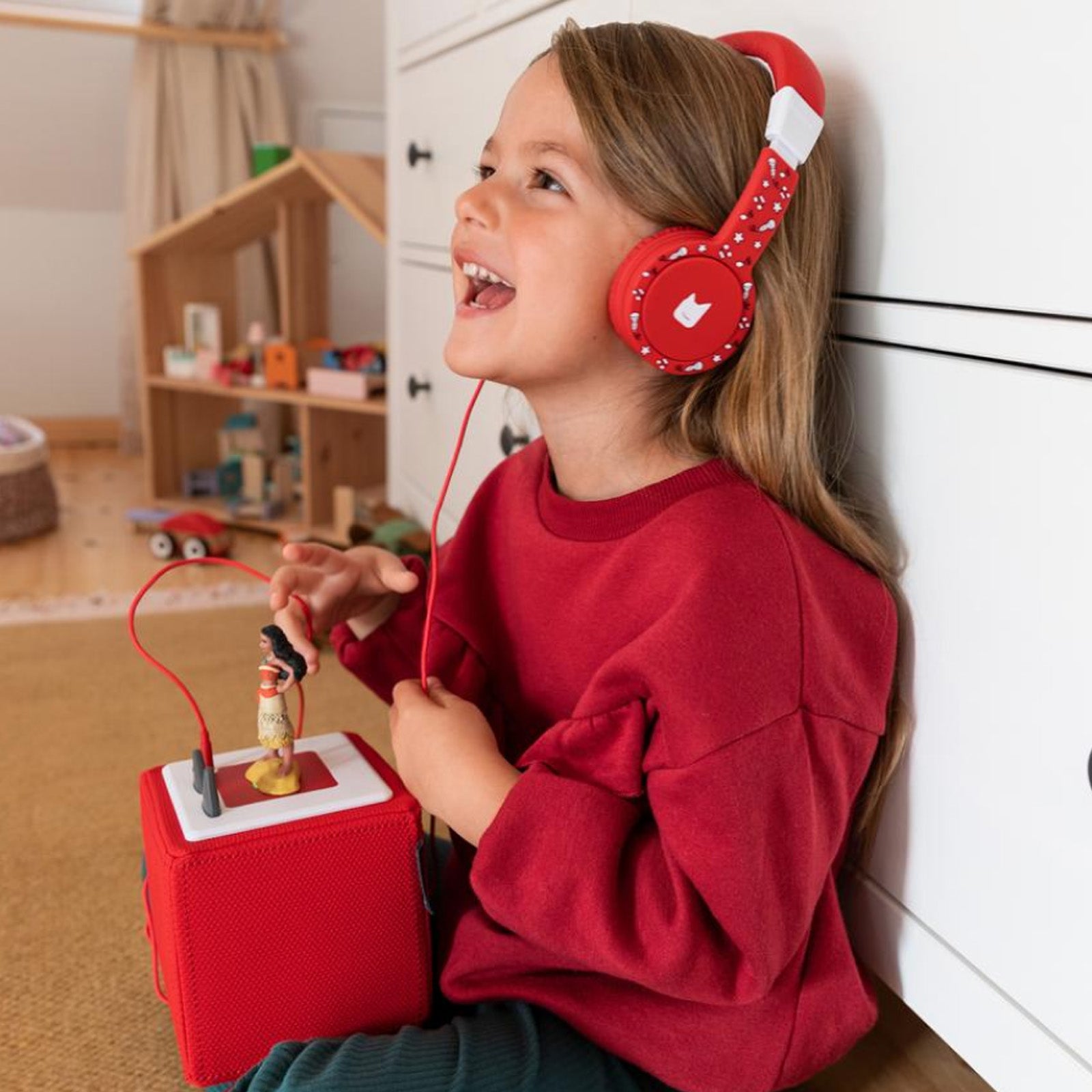 Headphones Foldable - Red