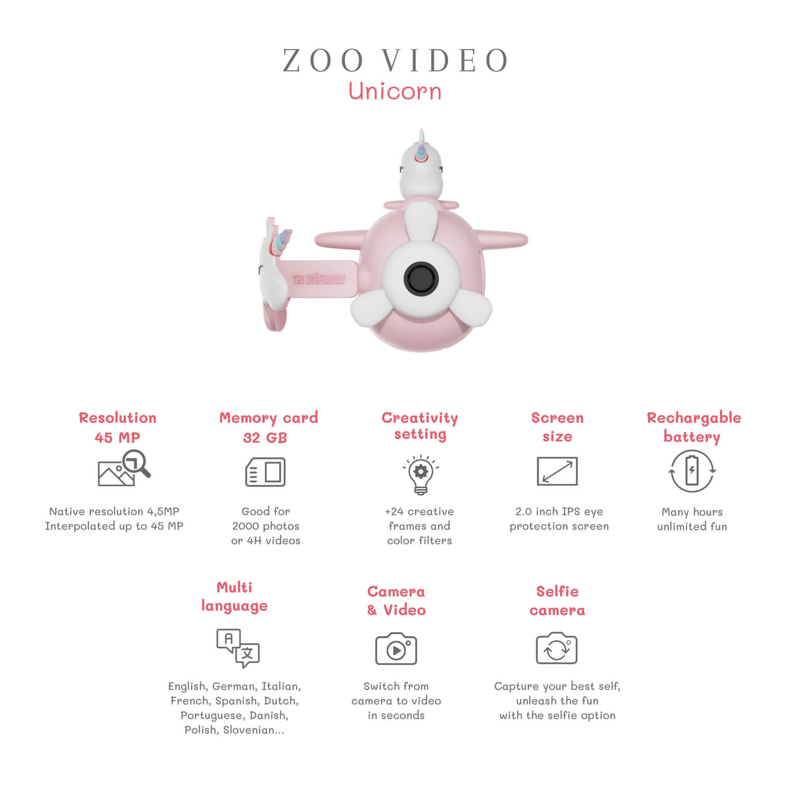Digital Video Camera - Unicorn