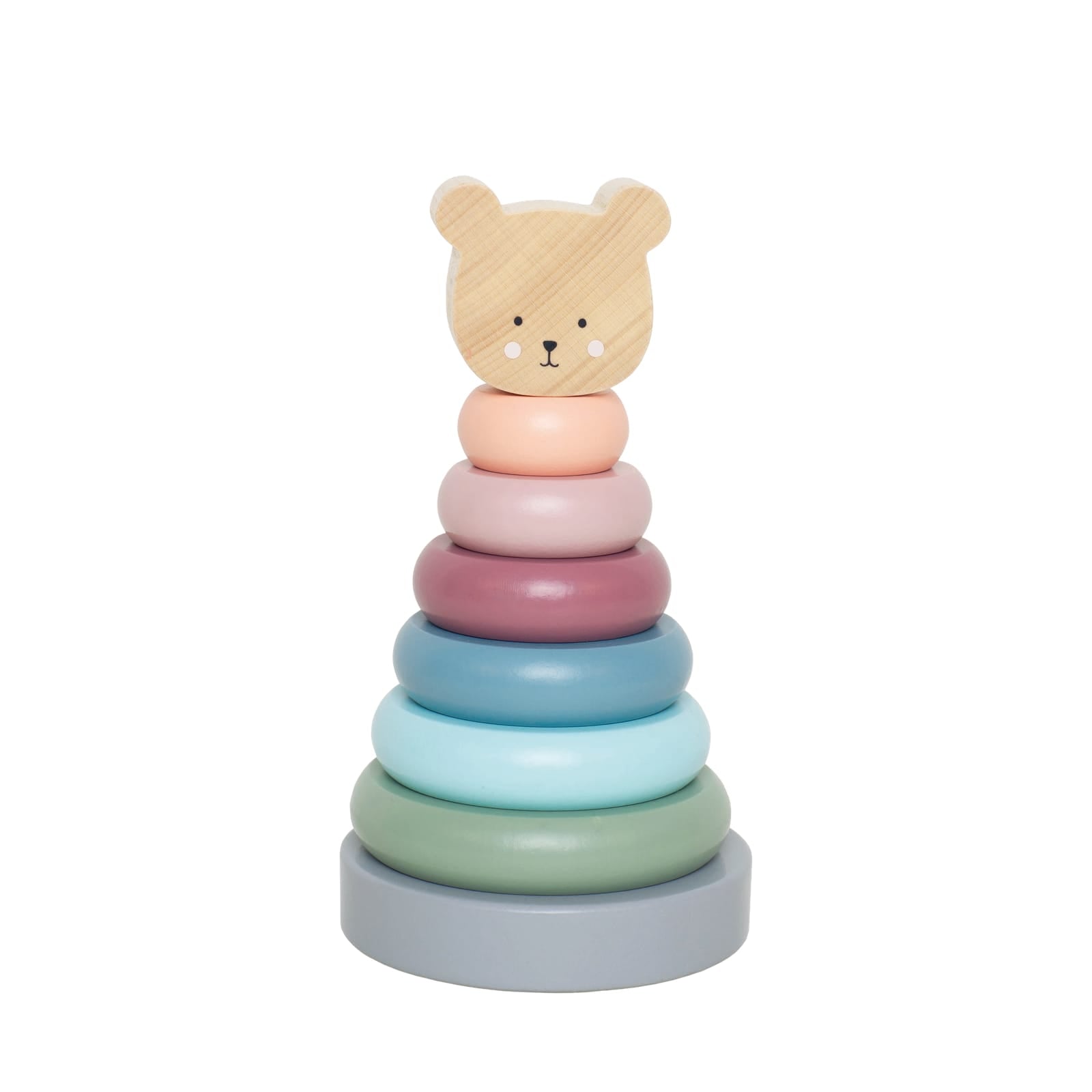 Wooden Stacking Toy - Teddy