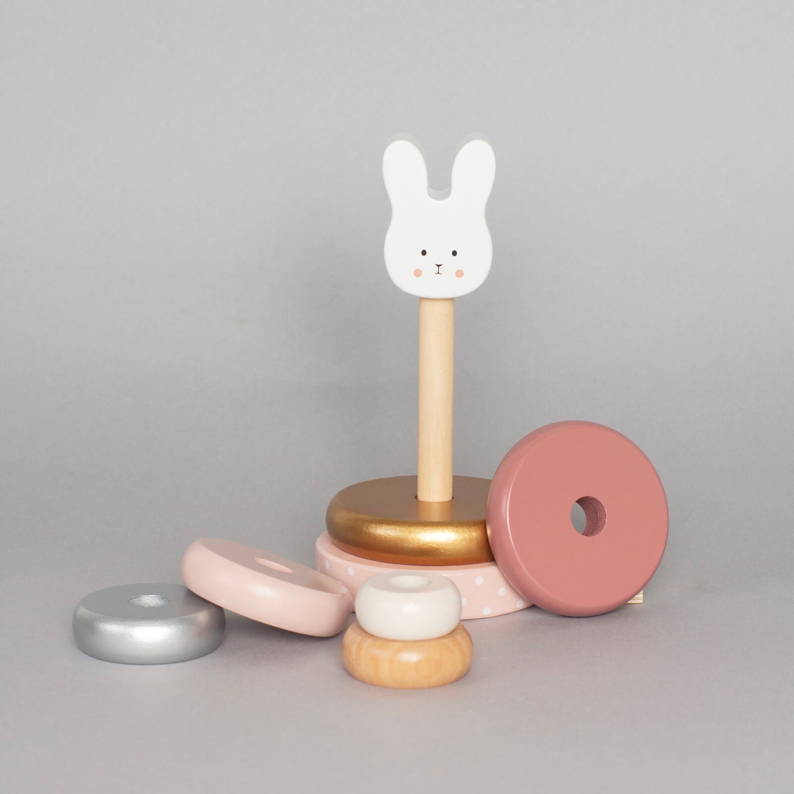 Wooden Stacking Toy - Bunny