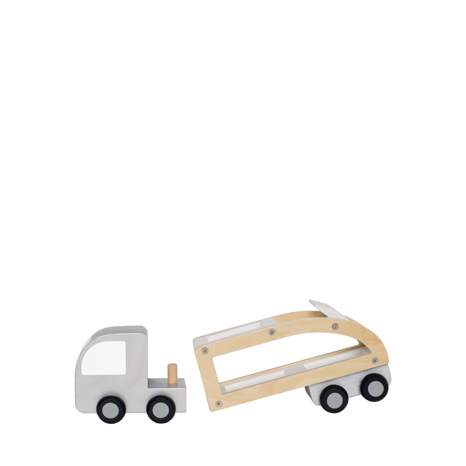 Wooden Trailer with Sports Cars