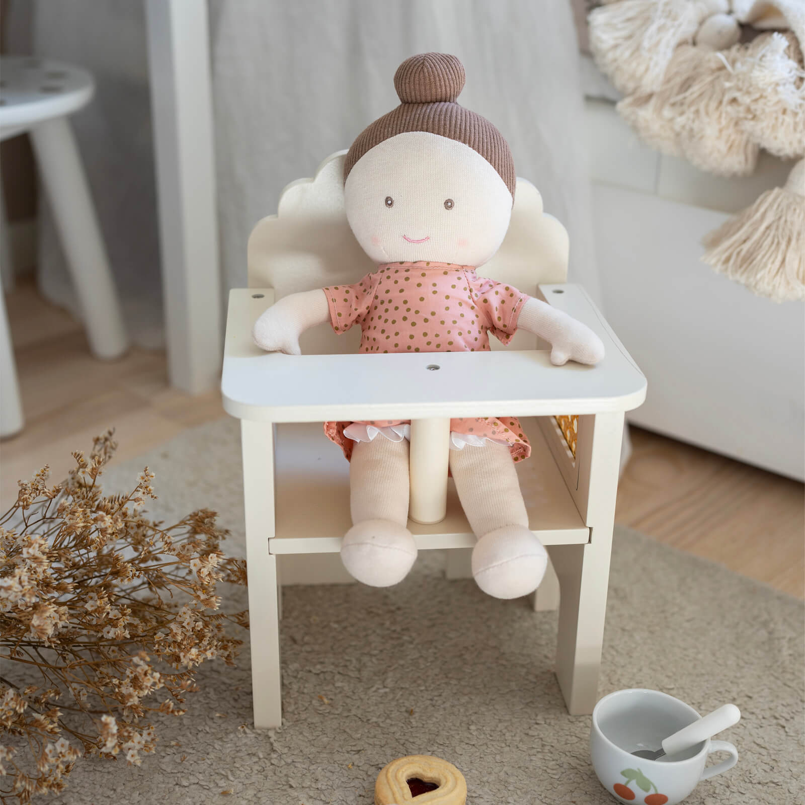 Wooden Doll High Chair