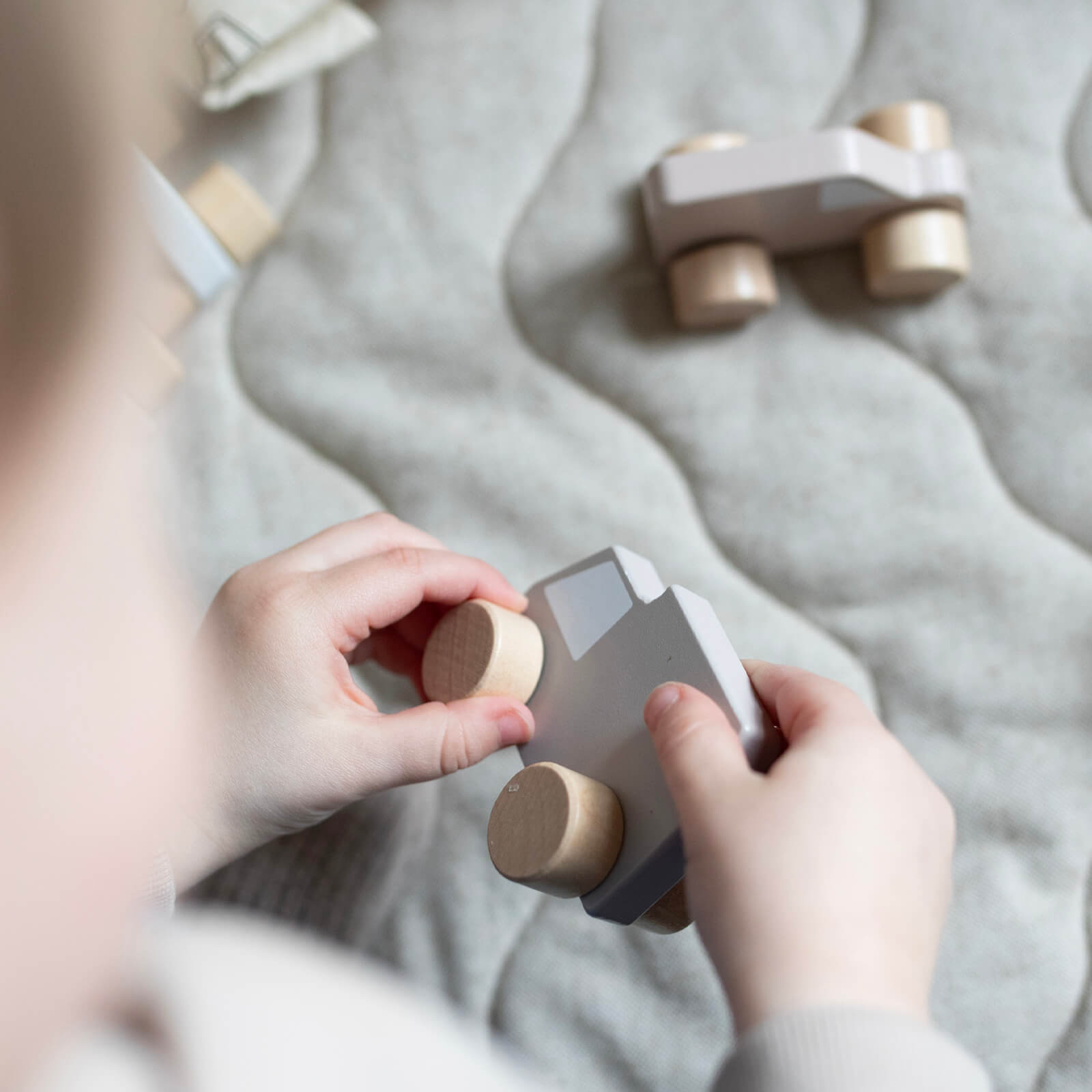 My First Wooden Cars In Bag - Nature