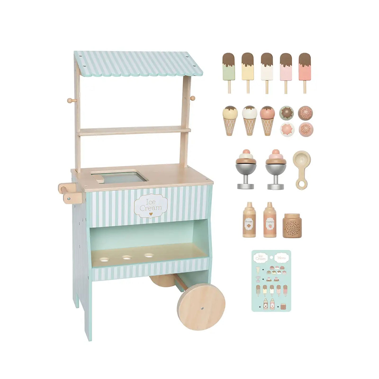 Wooden Ice Cream Shop