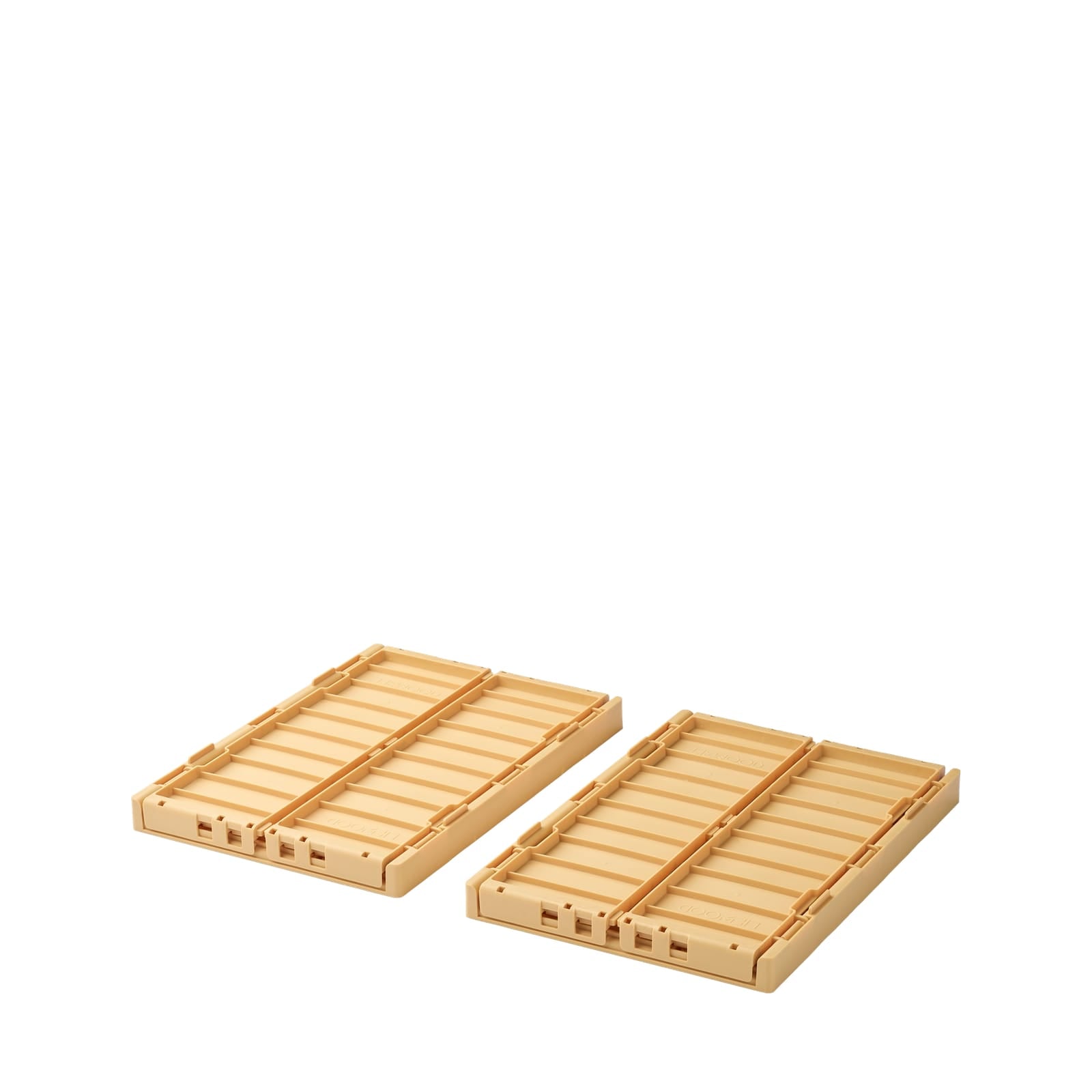 Weston Storage Box Medium 2 Pack - Lemon Yellow