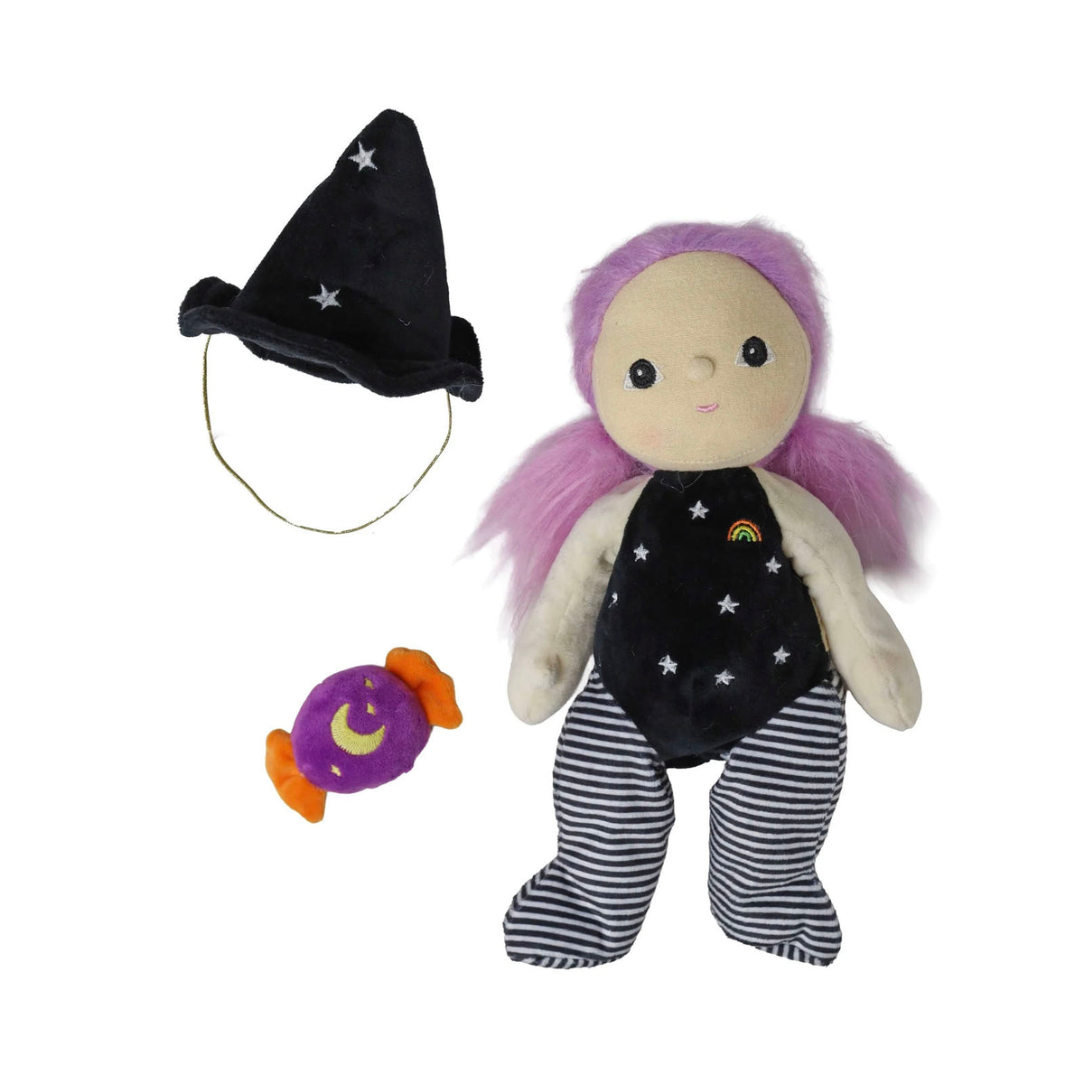 Dinky Dinkum Doll - Willa Witch Black