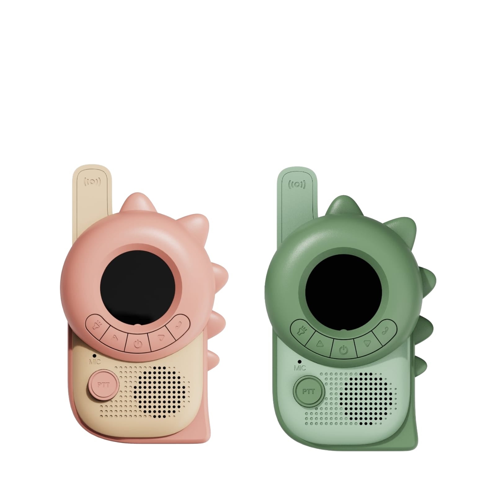 Walkie Talkie Set - Dino Pink and Green