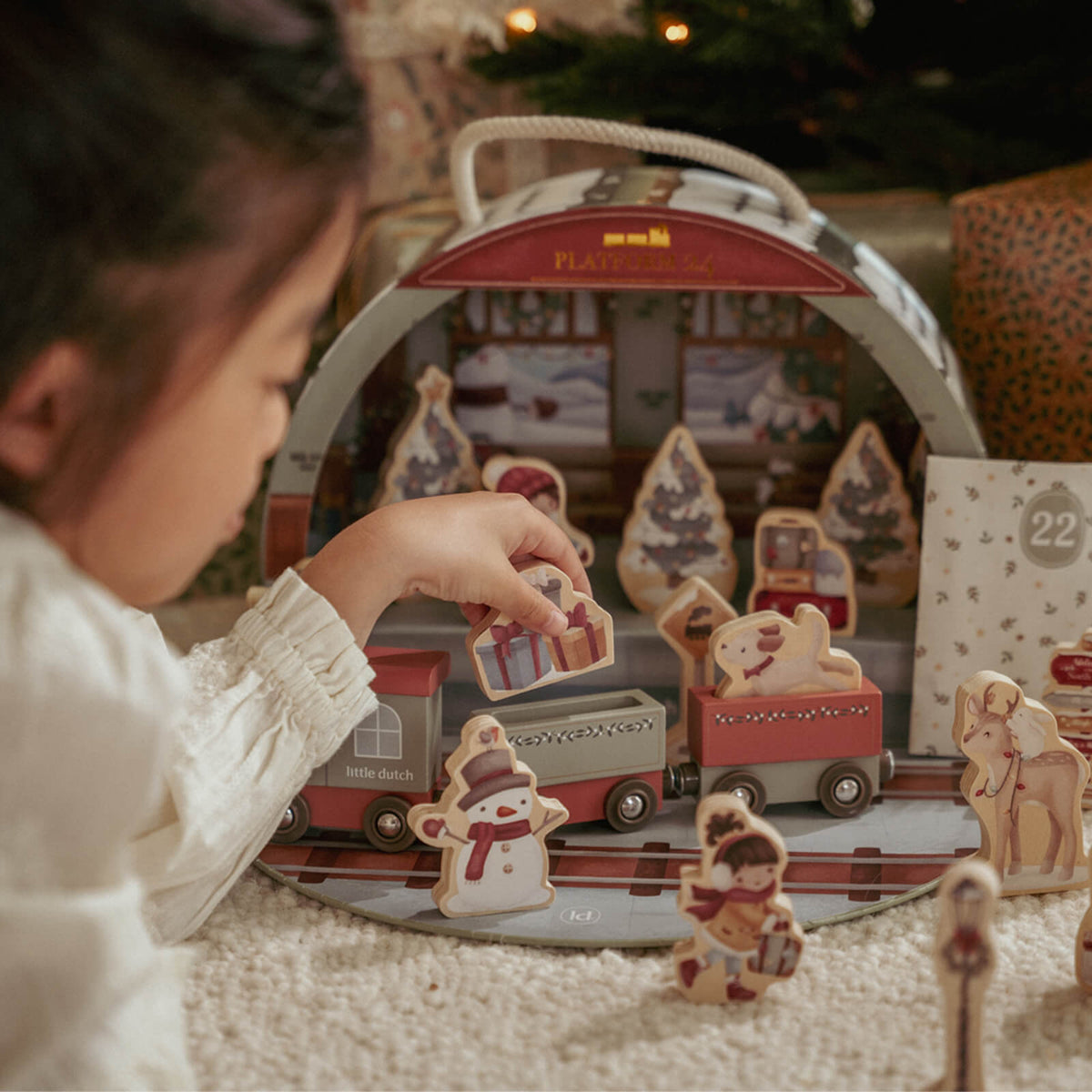 Advent Calendar - Train Track Scene
