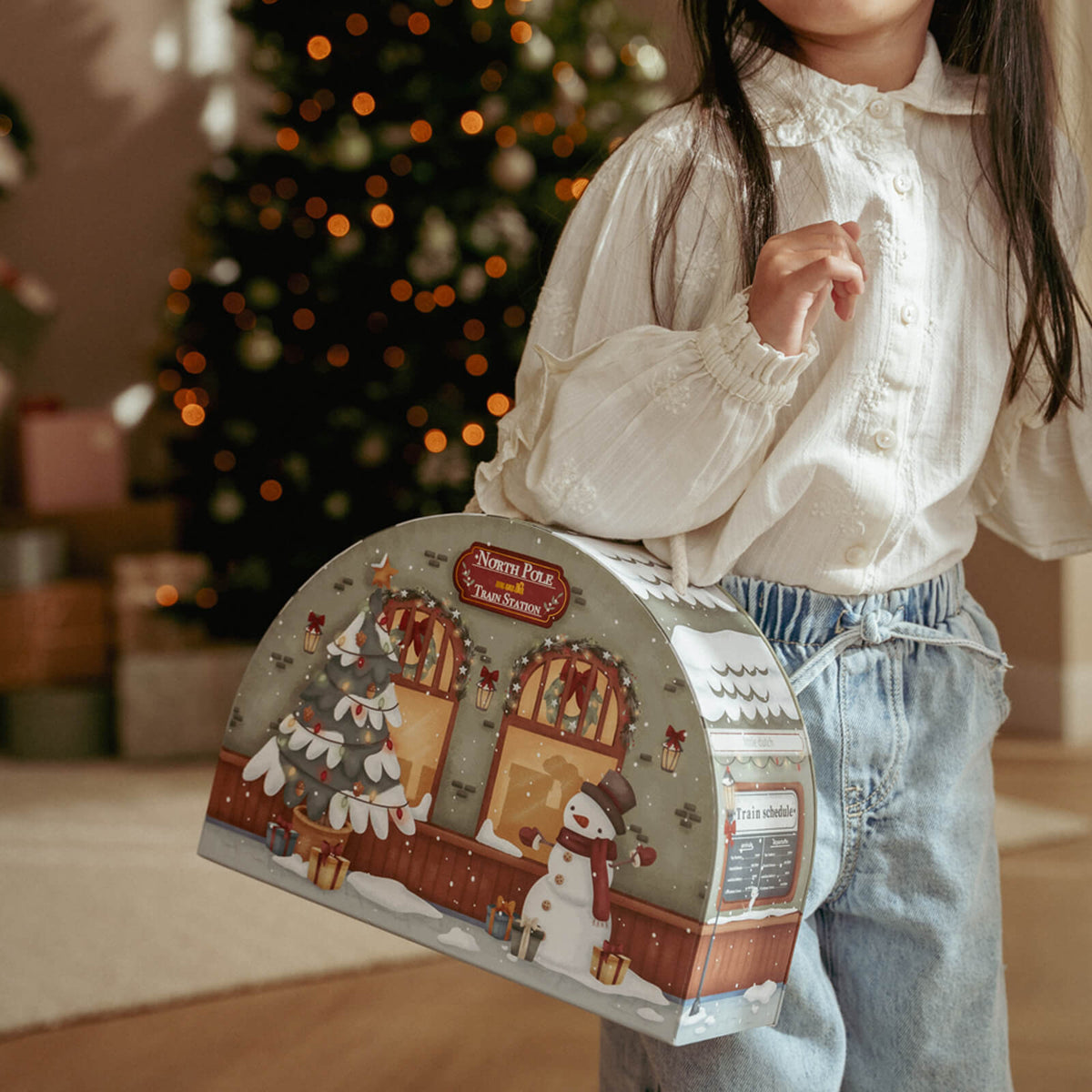 Advent Calendar - Train Track Scene
