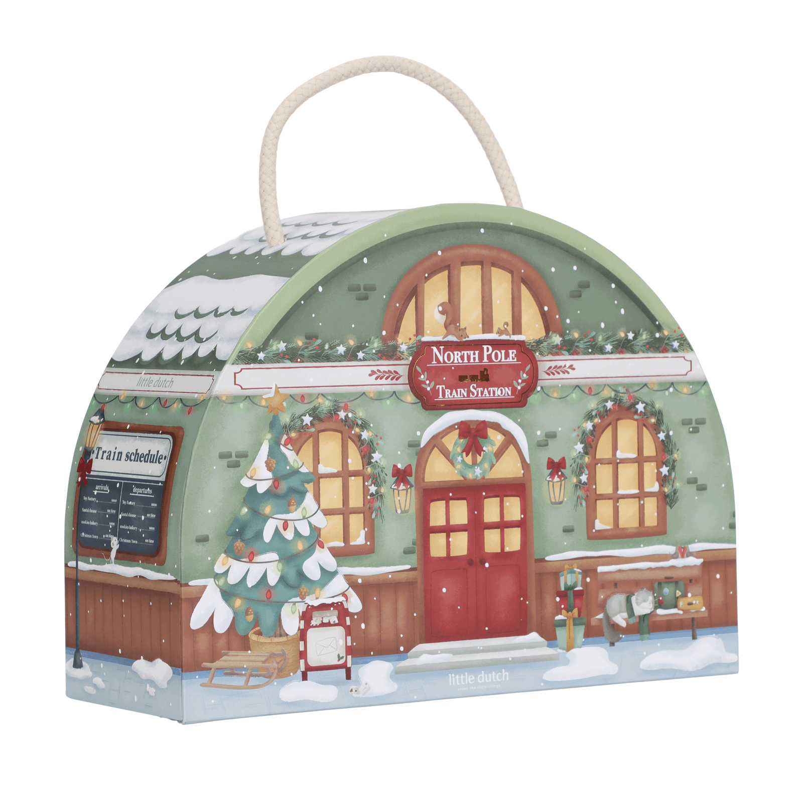 Advent Calendar - Train Track Scene